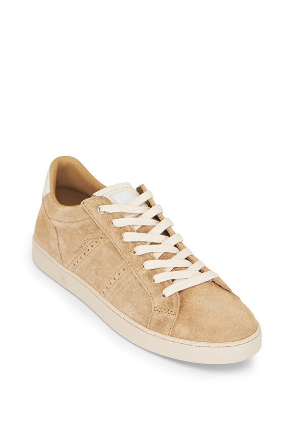 Rubirosa Odile Beige Suede Low Top Sneaker