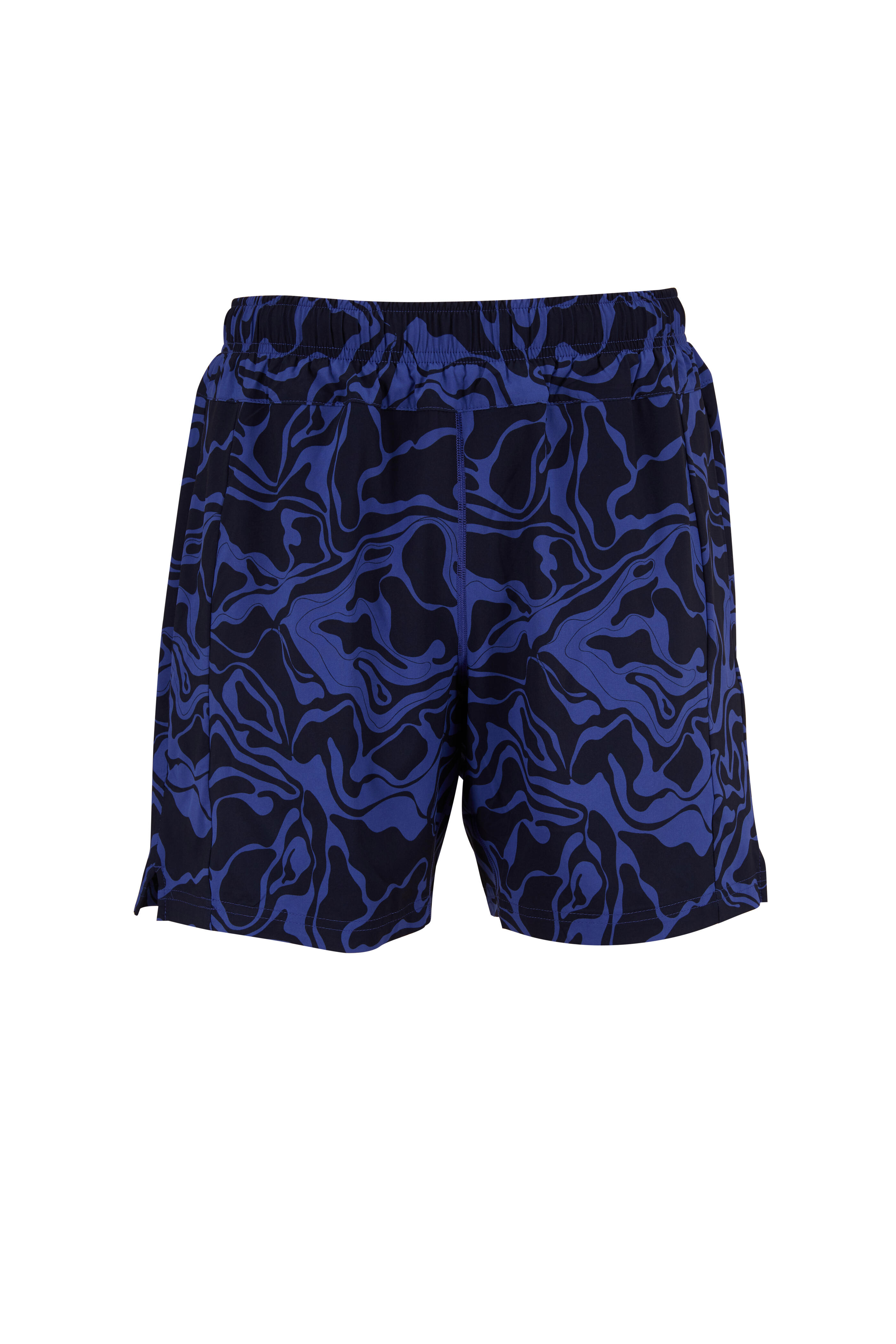 Fourlaps - Bolt Blue Printed Performance Shorts | Mitchell Stores