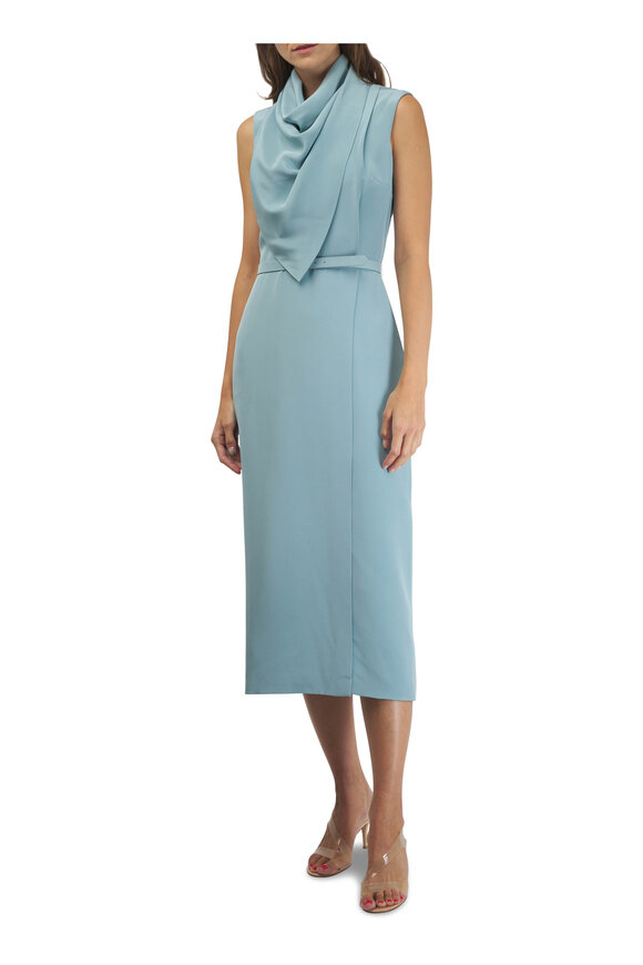 Adam Lippes - Bandera Mist Blue Midi Dress