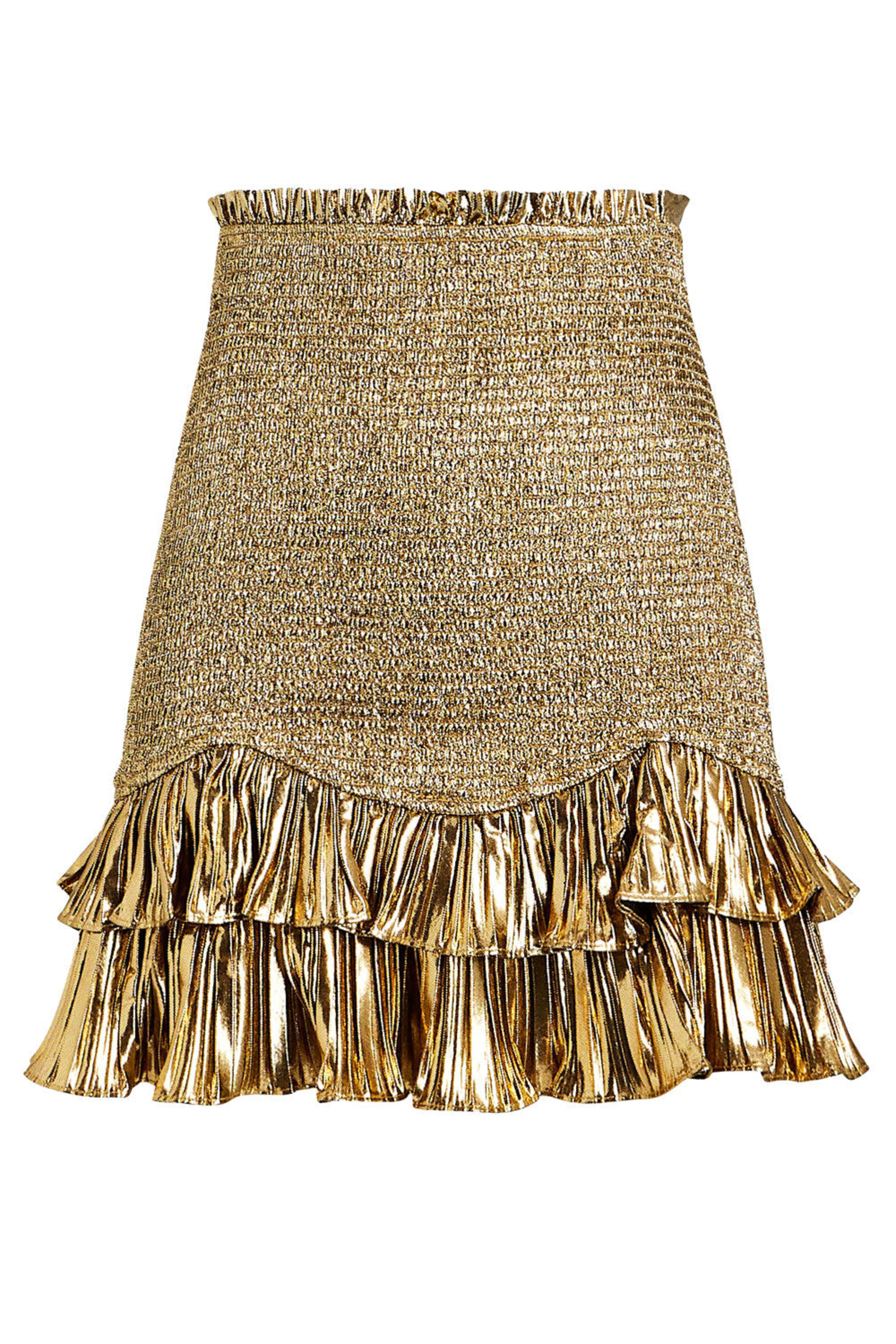 Loveshackfancy - Gold Nolita Skirt