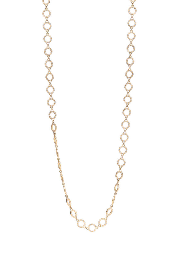 Coomi Diamond Circle Link Necklace