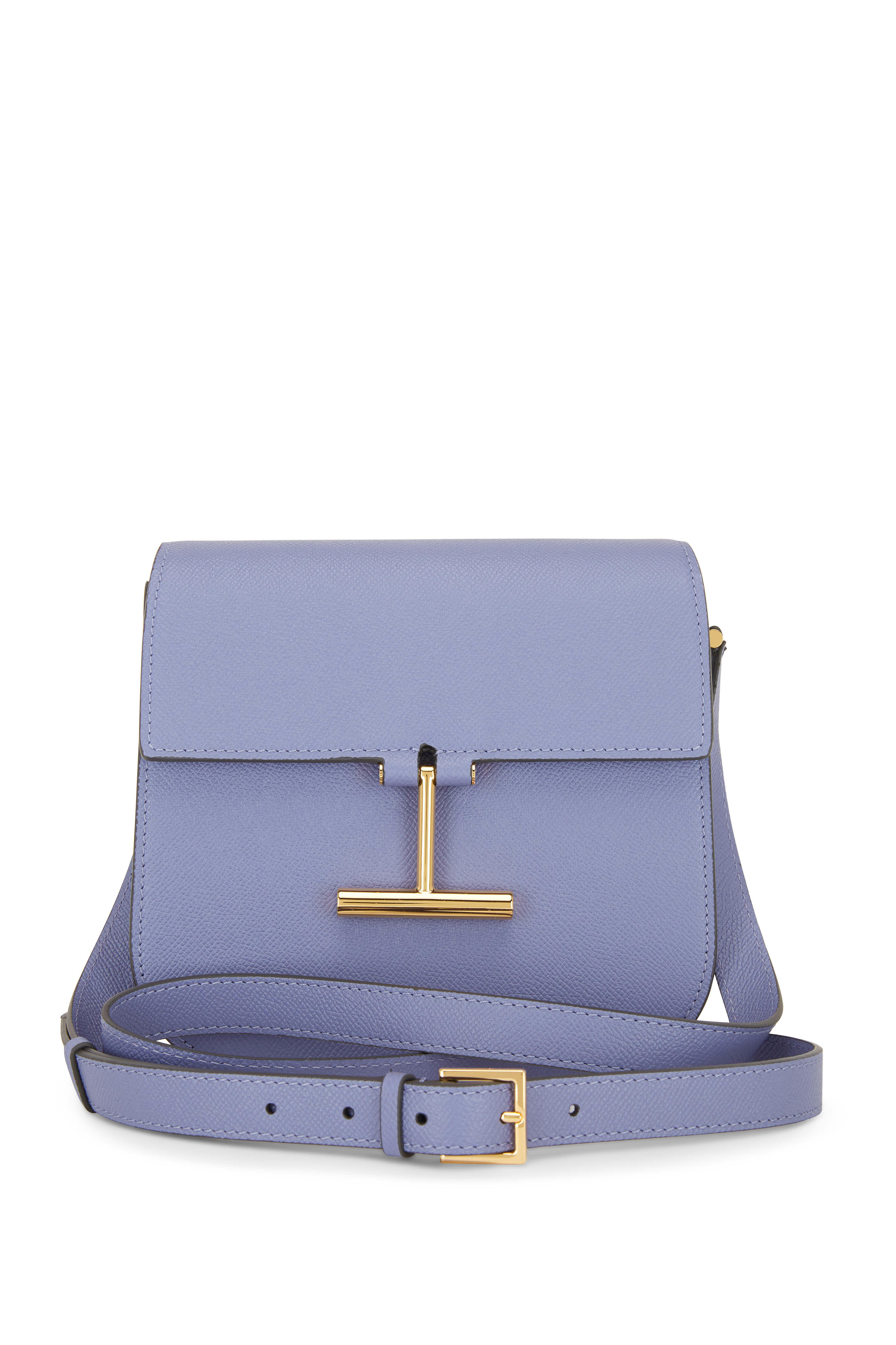 Tom Ford - Tara Hydrangea Leather T Clasp Mini Crossbody