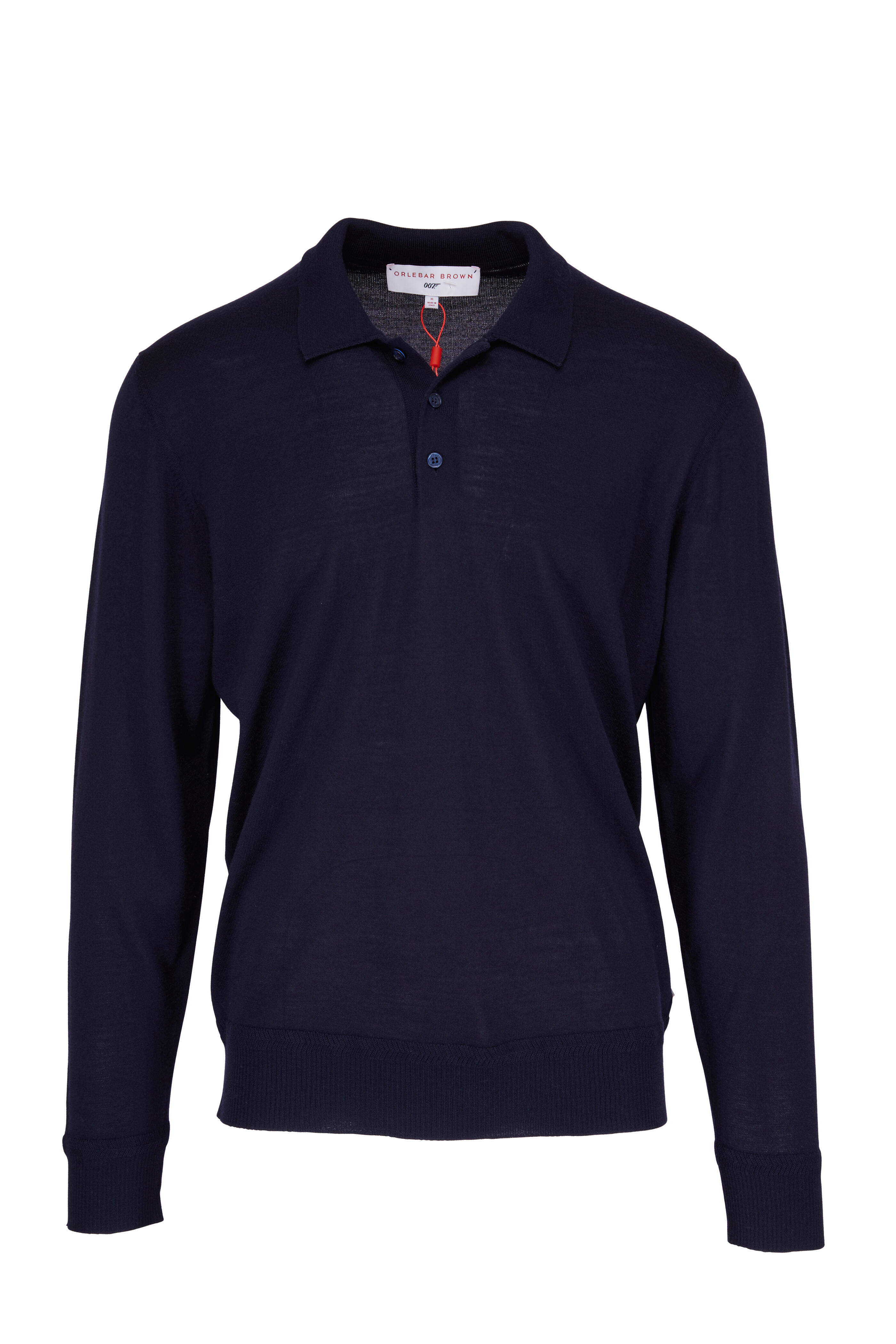 Orlebar Brown - Midnight Thunderball Knit Polo