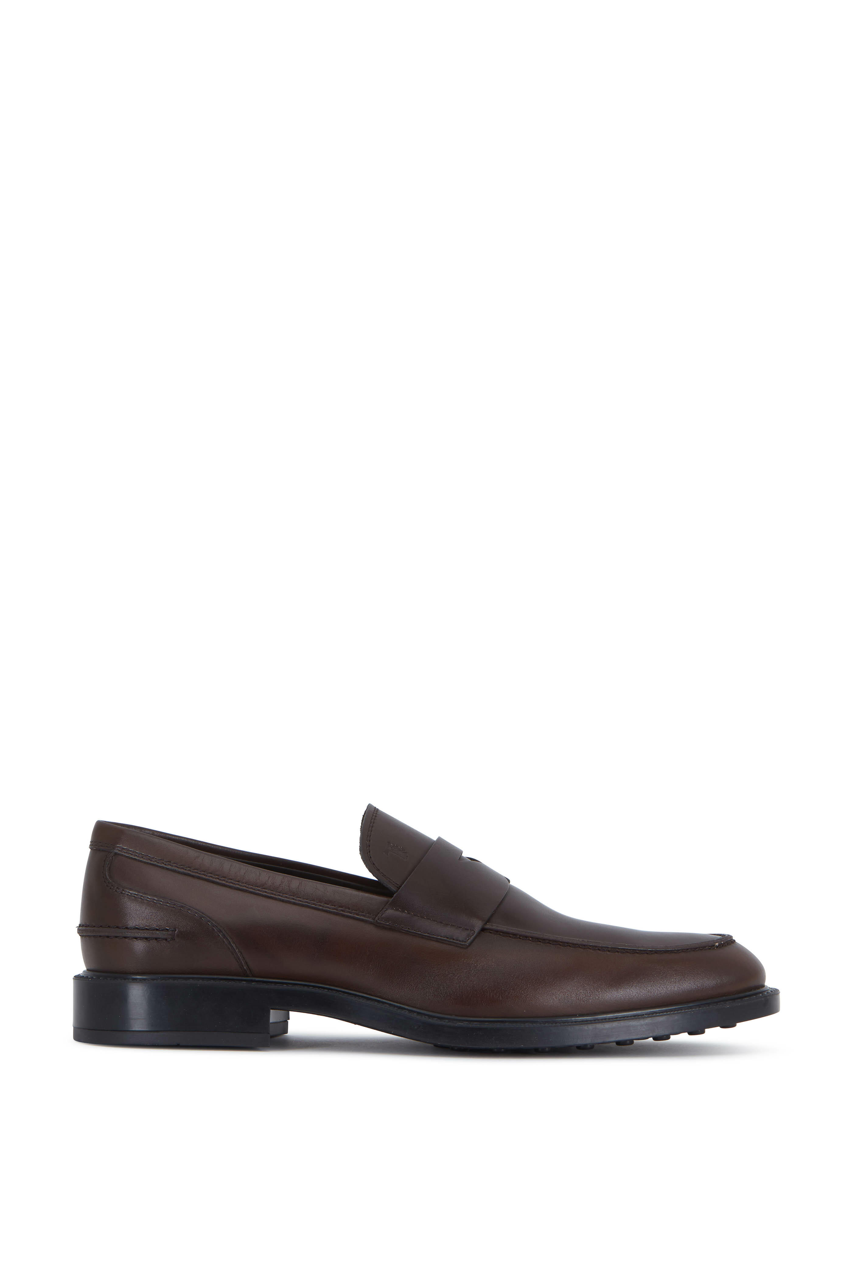 Tod's - New Boston Dark Brown Leather Mocassino Loafer