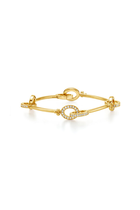 Temple St. Clair - 18K Yellow Gold Orsina Diamond Link Bracelet