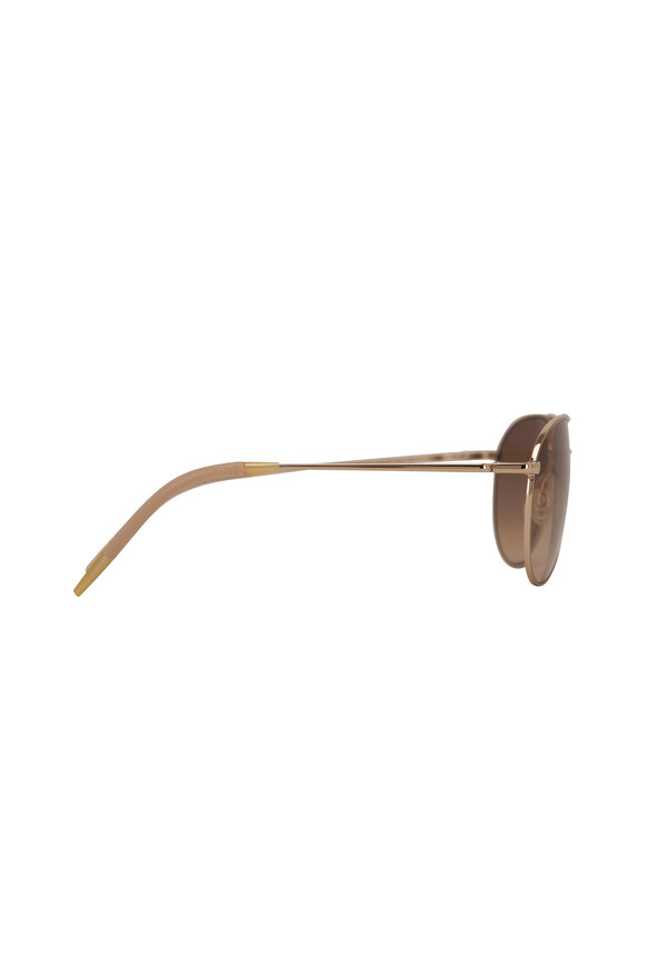 Oliver Peoples - Benedict 59 G-Chrome Amber Sunglasses