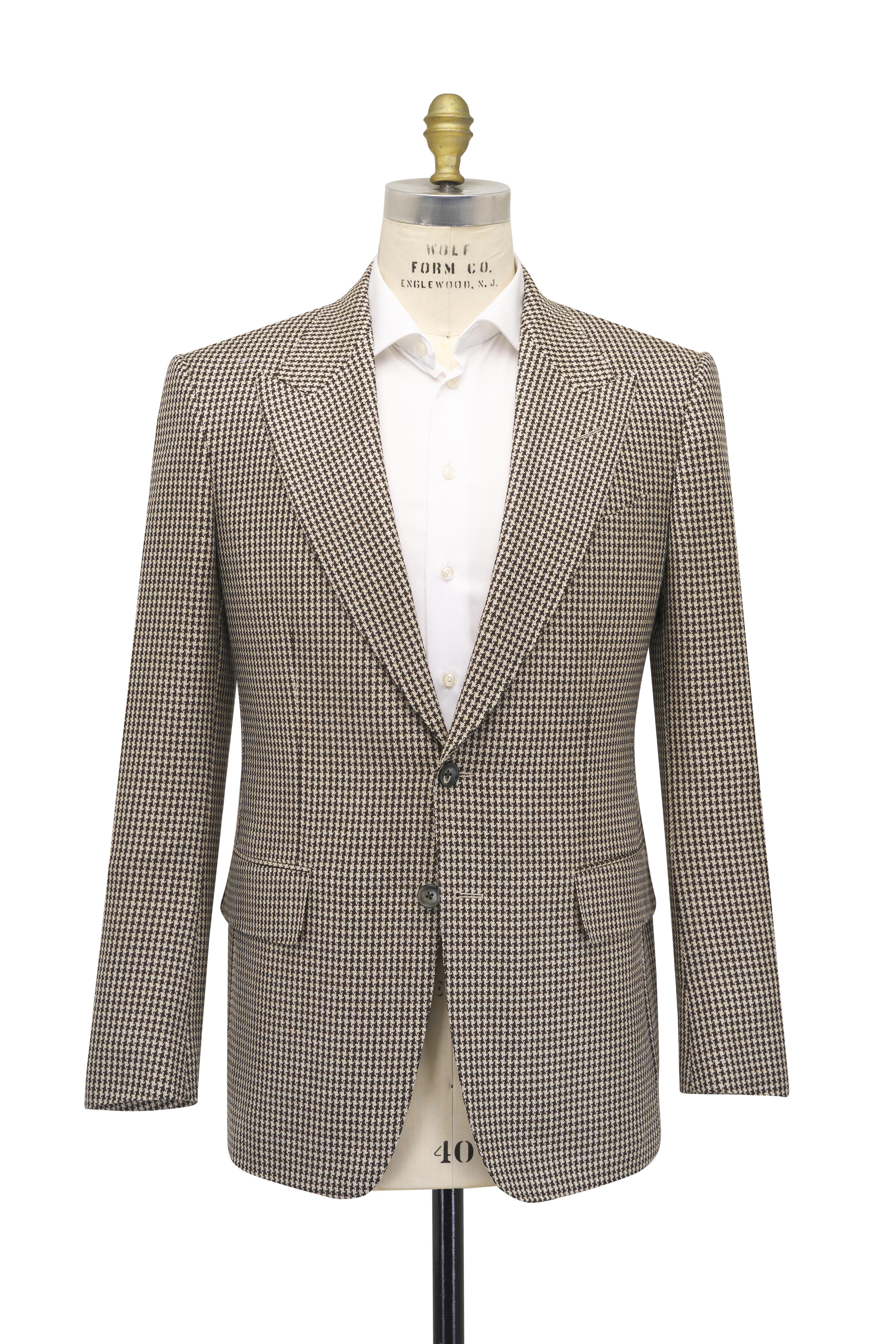 Tom Ford - Shelton Beige Herringbone Sportcoat