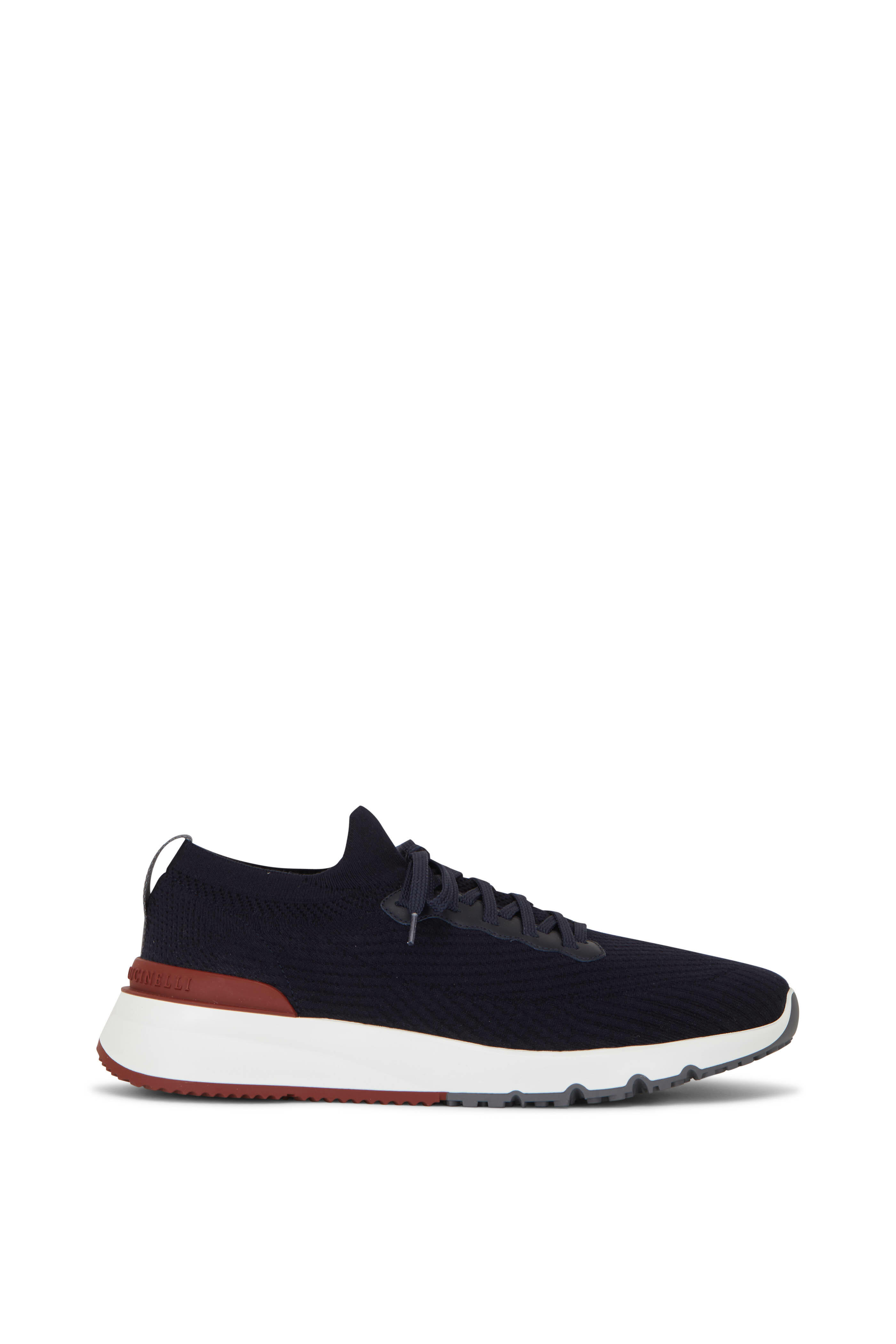 【関税&送料込】Brunello Cucinelli Cotton Knit And Suede Sne Brunello Cucinelli Knit Suede Trainer Sneakers | Neiman Marcus