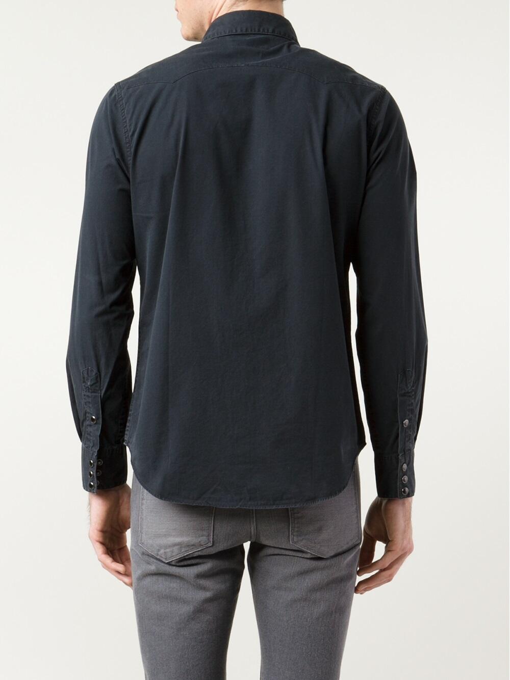 RRL - Black Western Sport Shirt