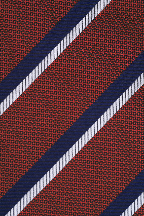 Zegna - Orange Stripe Tie