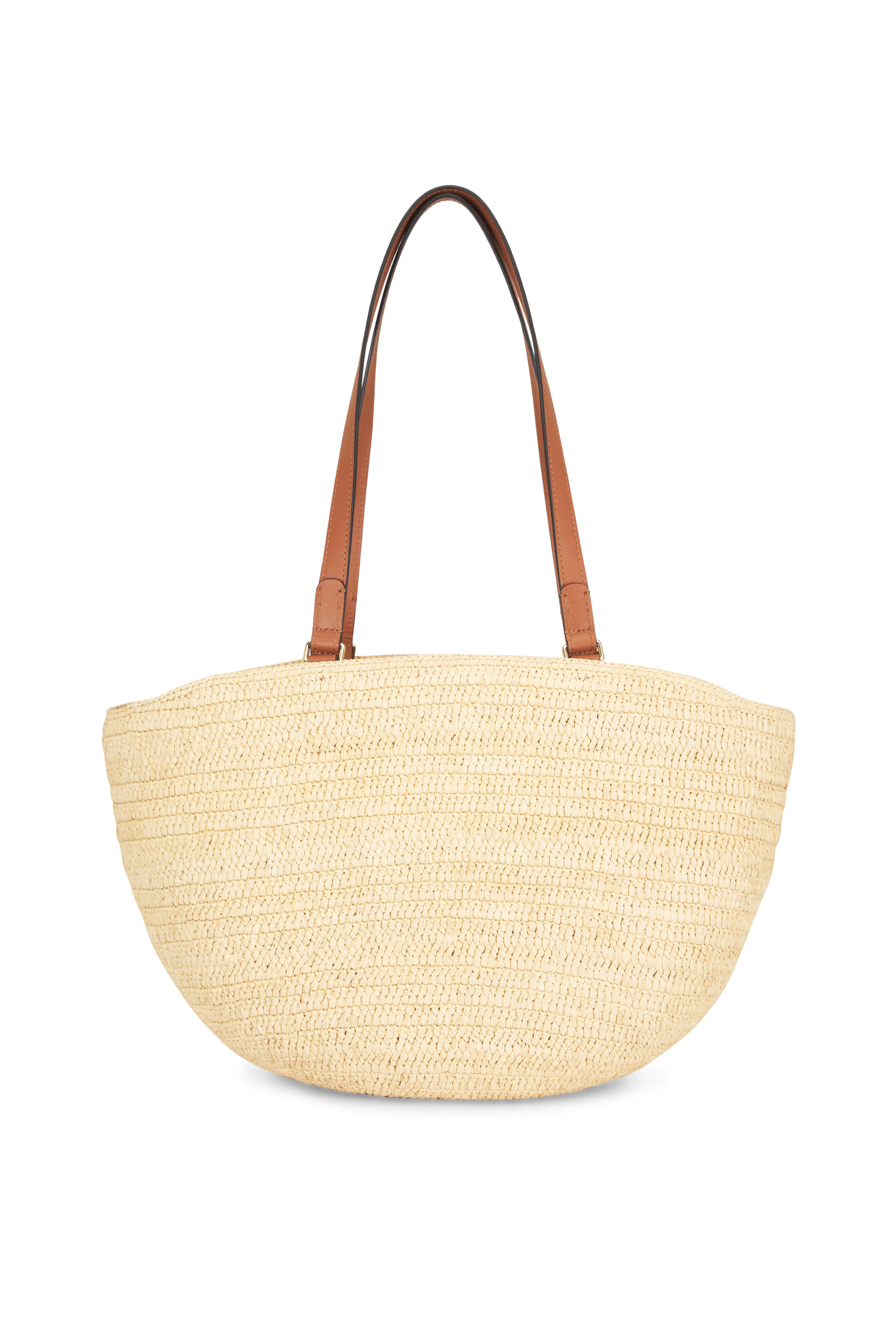 Loewe - Medium Eclipse Natural Raffia Basket Bag - view 3