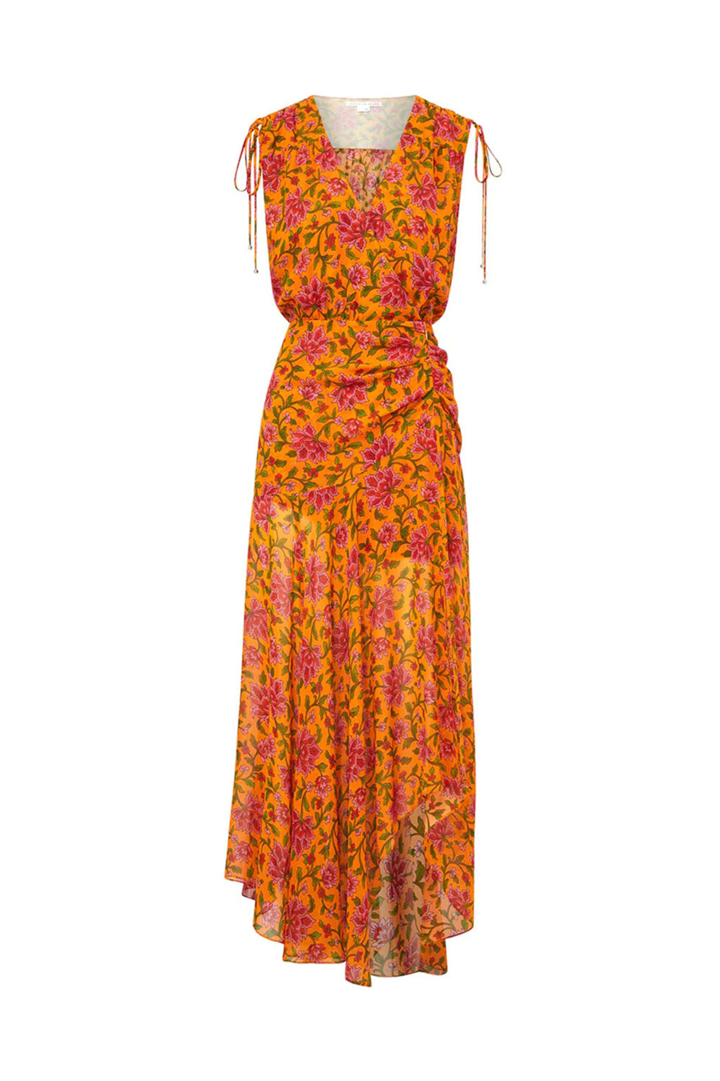 Veronica Beard - Orange Multi Dovima Dress