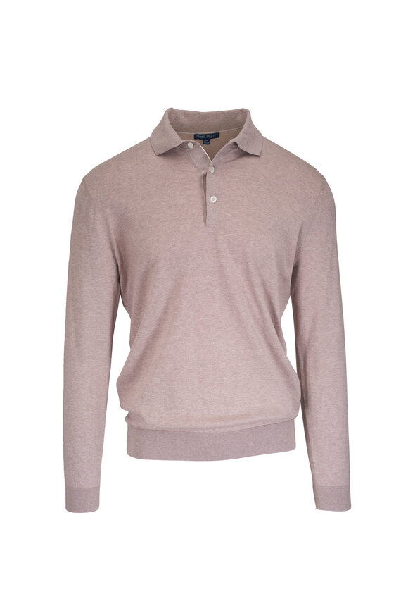 Peter Millar Truffle Mariner Sea Island Cotton Polo