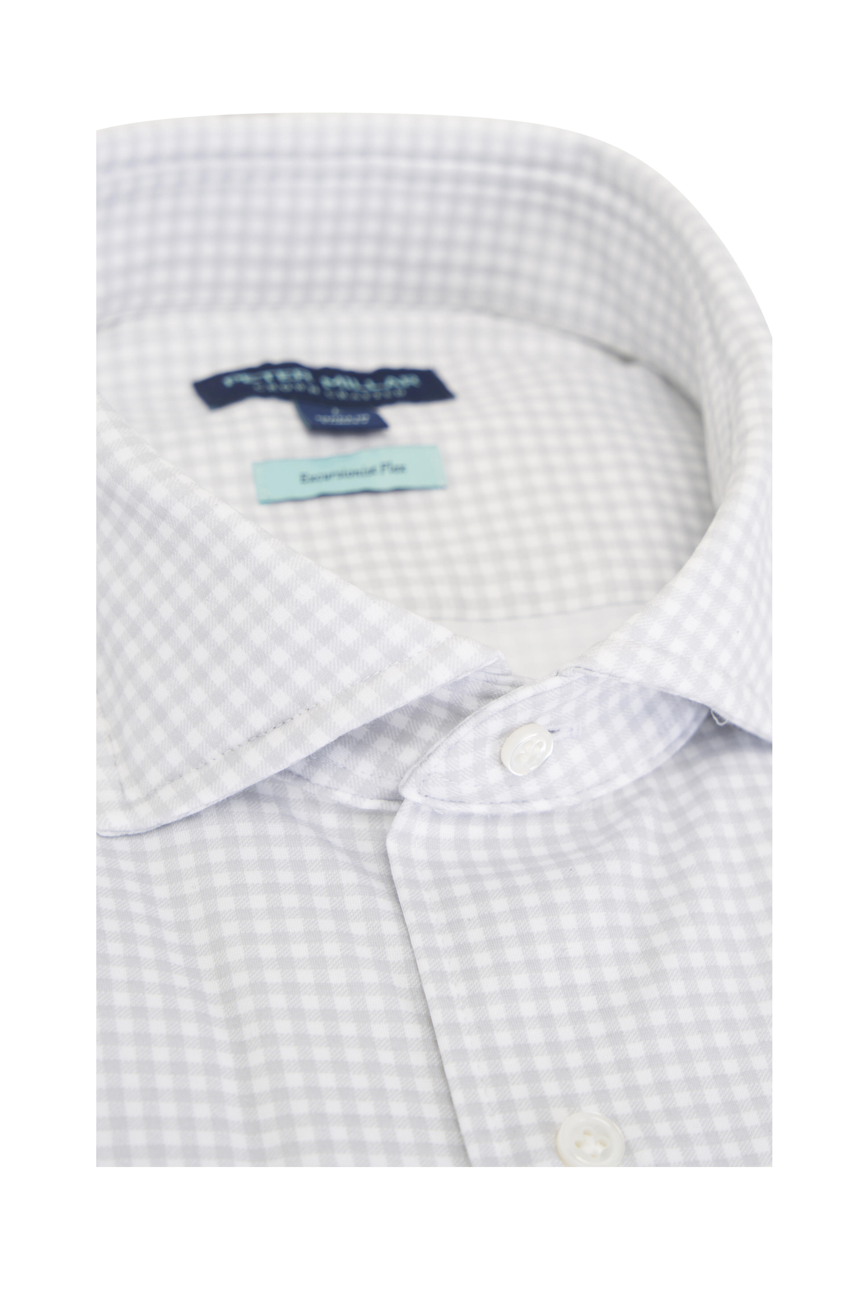 Peter Millar - Excursionist Flex British Gray Check Sport Shirt