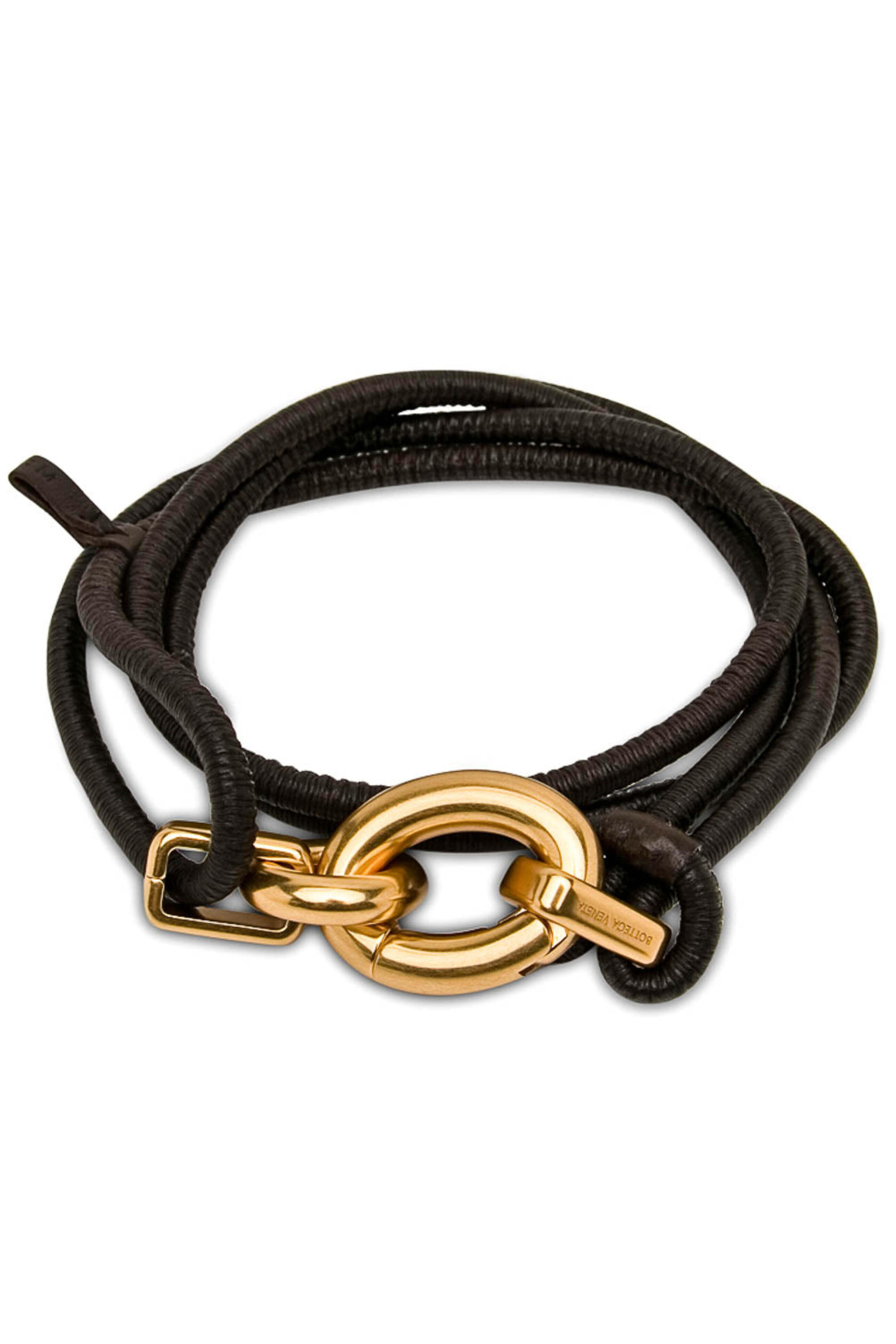 Bottega Veneta - Nappa Cord Belt in Fondente | Mitchell Stores display picture 3