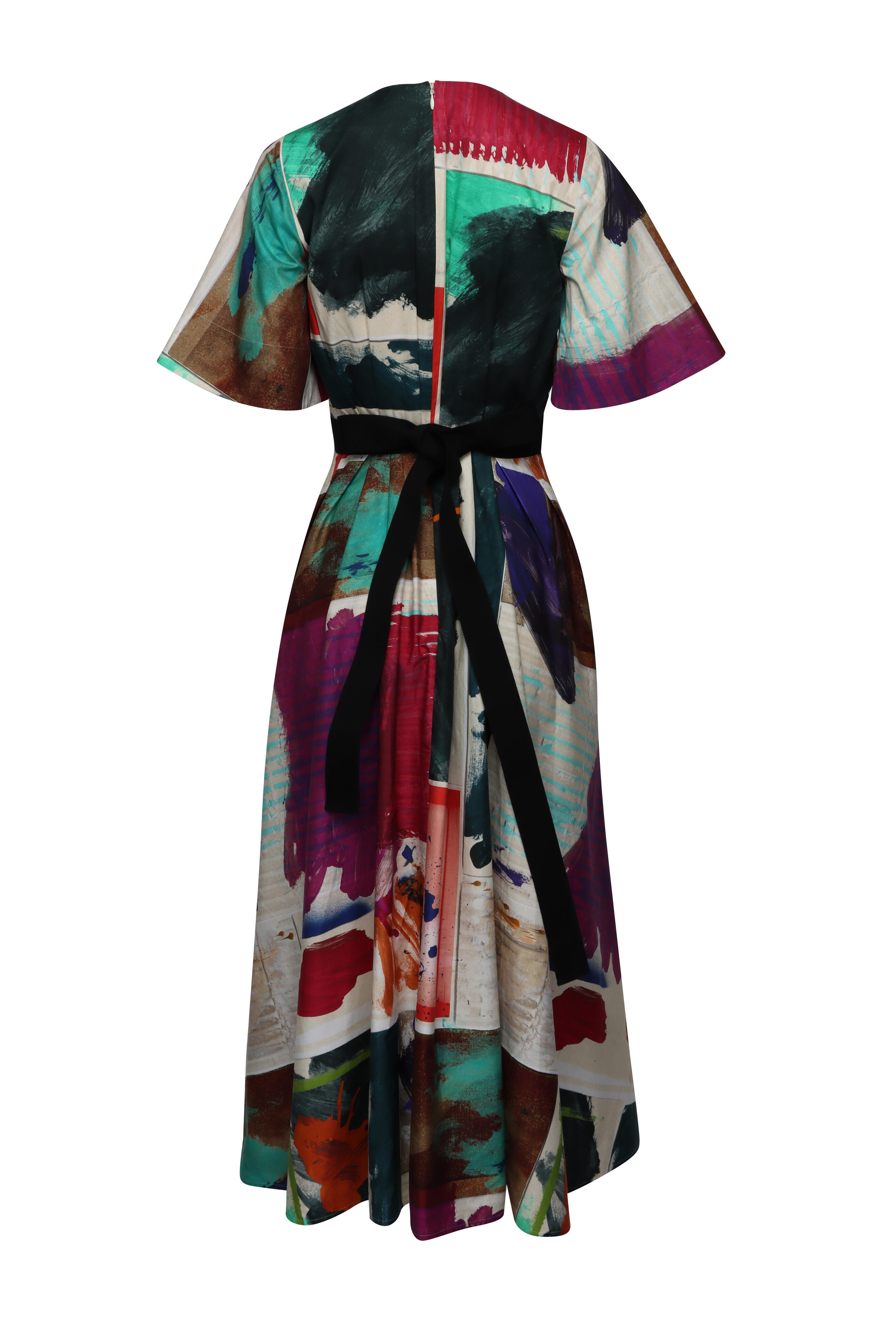 Roksanda - Sana Chalk Pictorial Print Dress