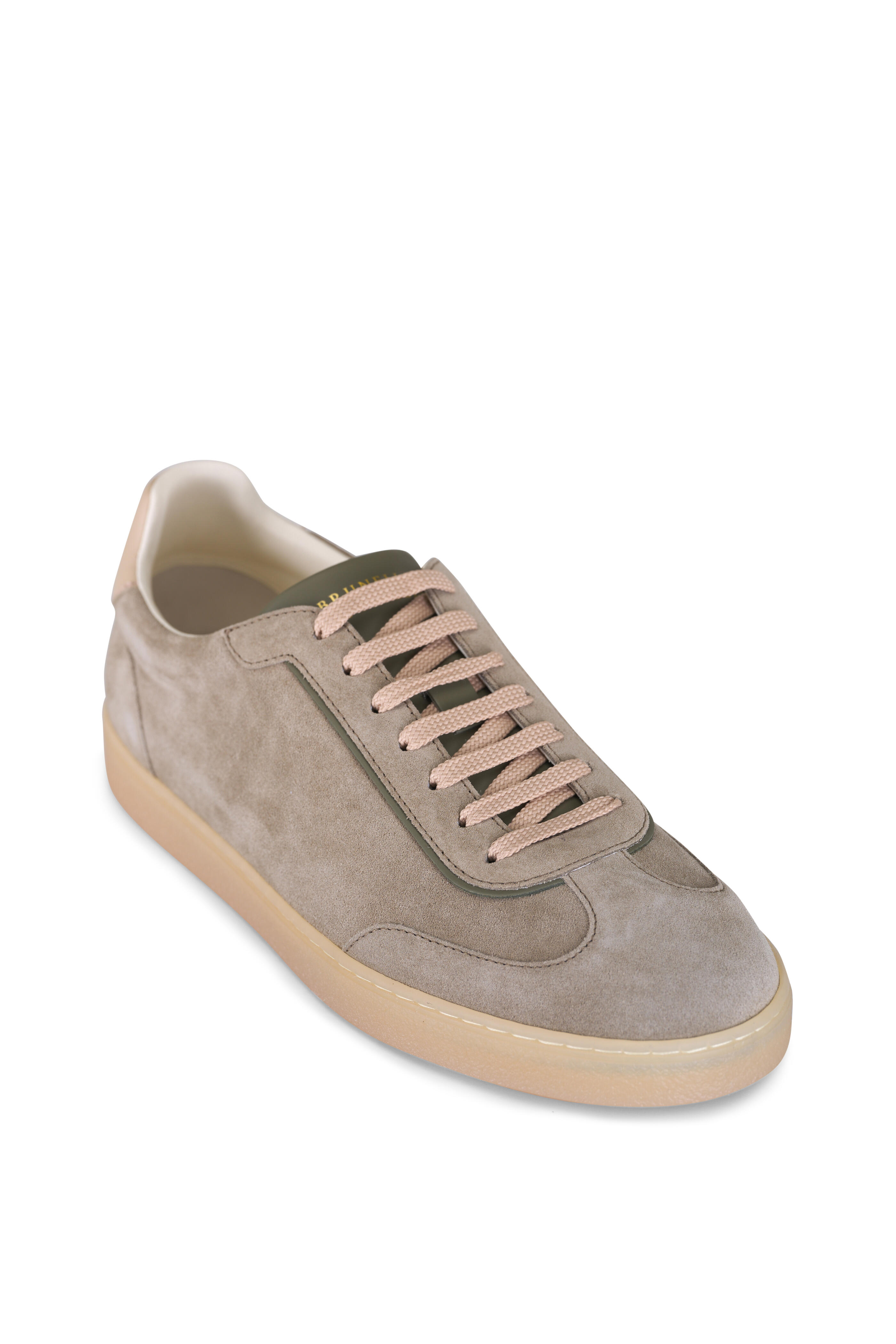 Brunello Cucinelli - Sage Suede T-Toe Sneaker - view 1