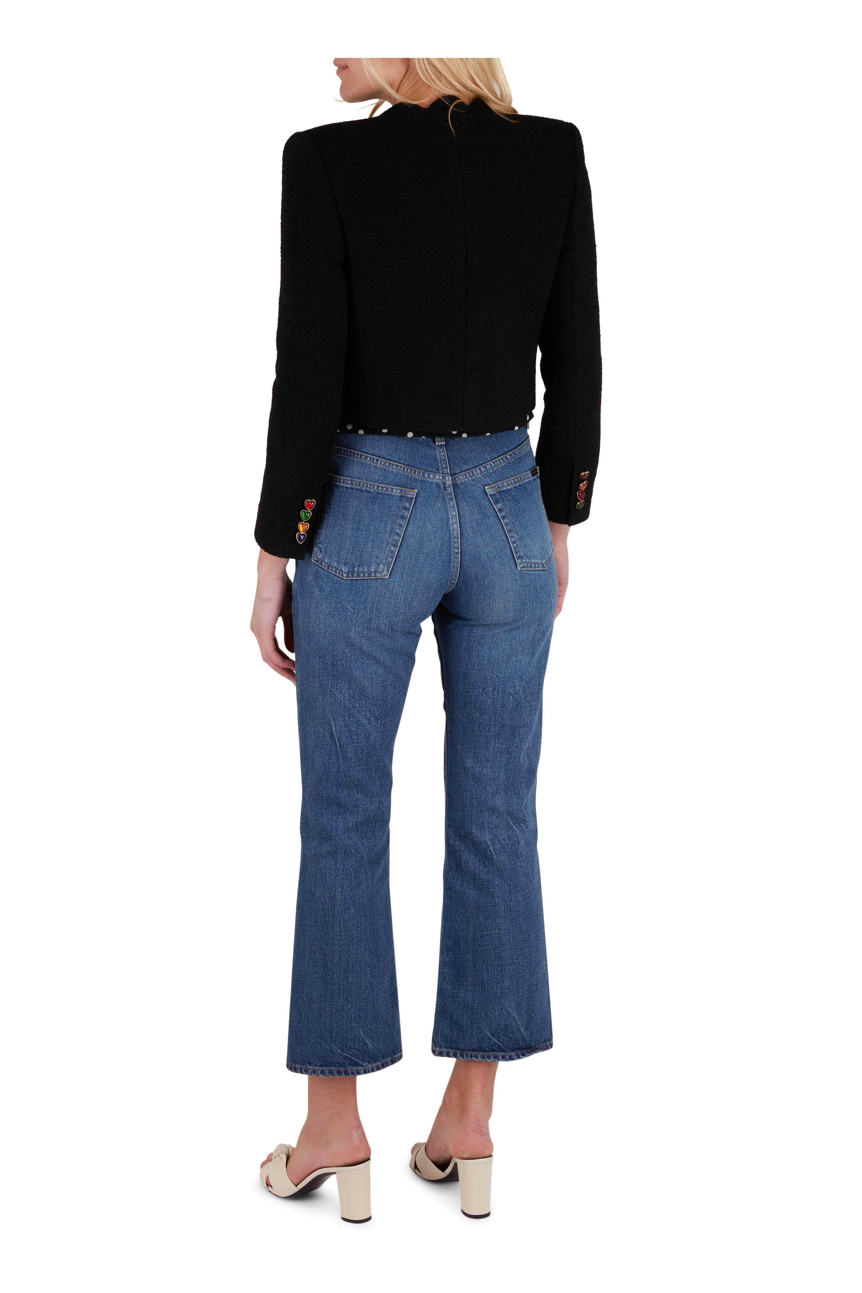Saint Laurent - Francoise Raised Seam Jean
