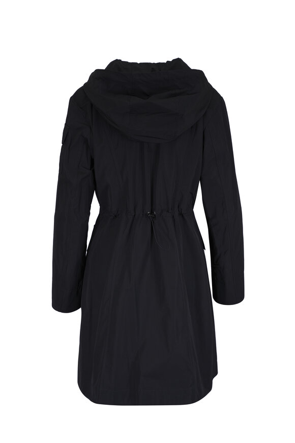 Moncler Laerte Black Long Hooded Parka - view 3