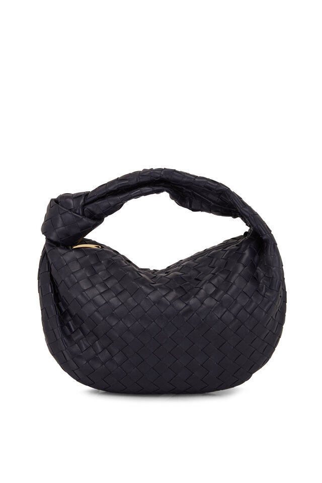 Bottega Veneta Indigo Crinkled Denim Jeans - Black 'Candy Loop' shoulder  bag Bottega Veneta - De-iceShops Switzerland