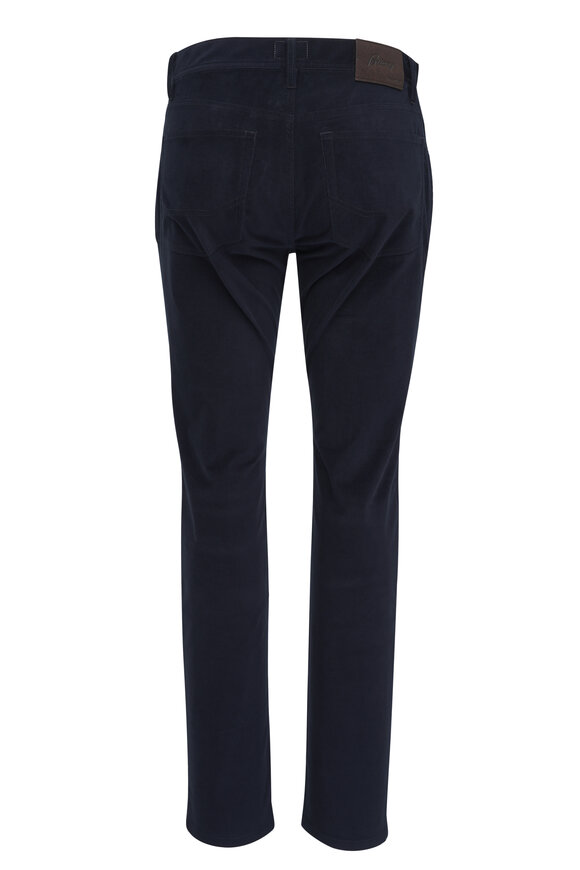 Brioni - Midnight Cotton Corduroy Five Pocket Pant 