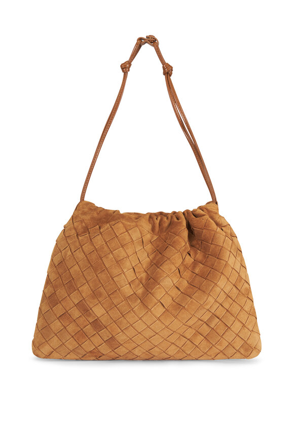 Bottega Veneta Dustbag Amber Suede Drawstring Clutch Bag - view 2