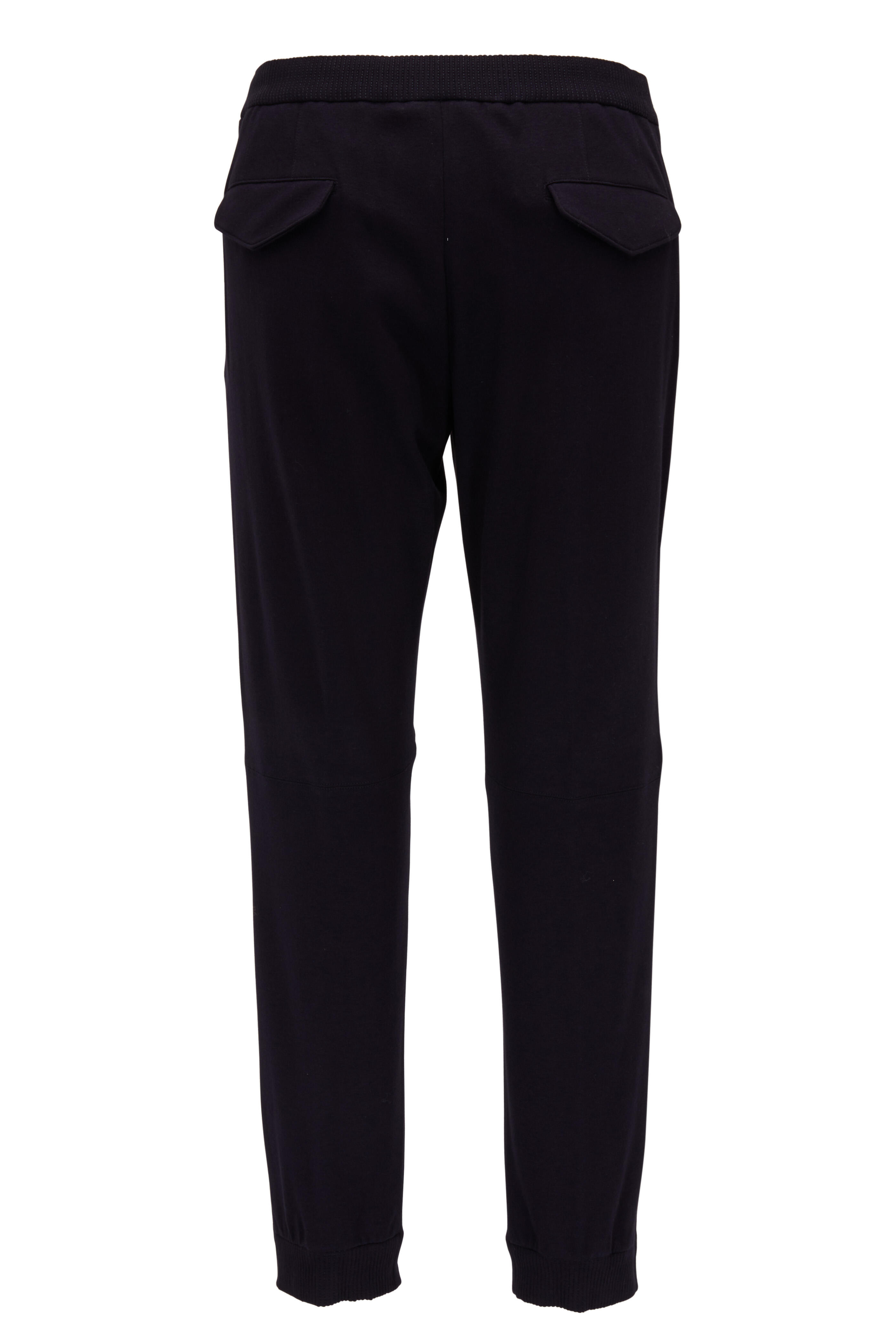 Zegna - Navy Blue Knit Jogger