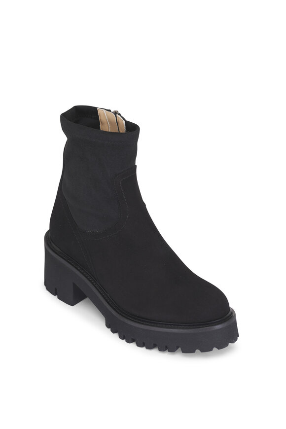 Ron White Kaylee Onyx Suede Zip Boot, 60mm - view 1