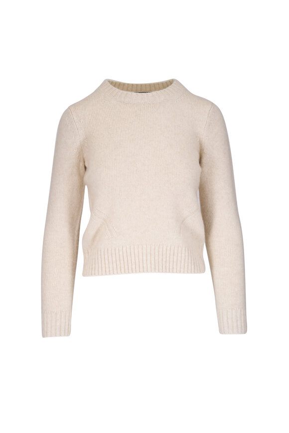 Nili Lotan Gwendolyn Light Oat Mélange Sweater