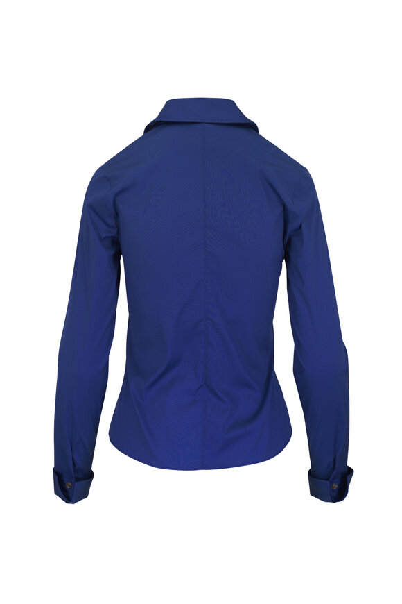 Dorothee Schumacher Poplin Love Ocean Blue Blouse - view 2