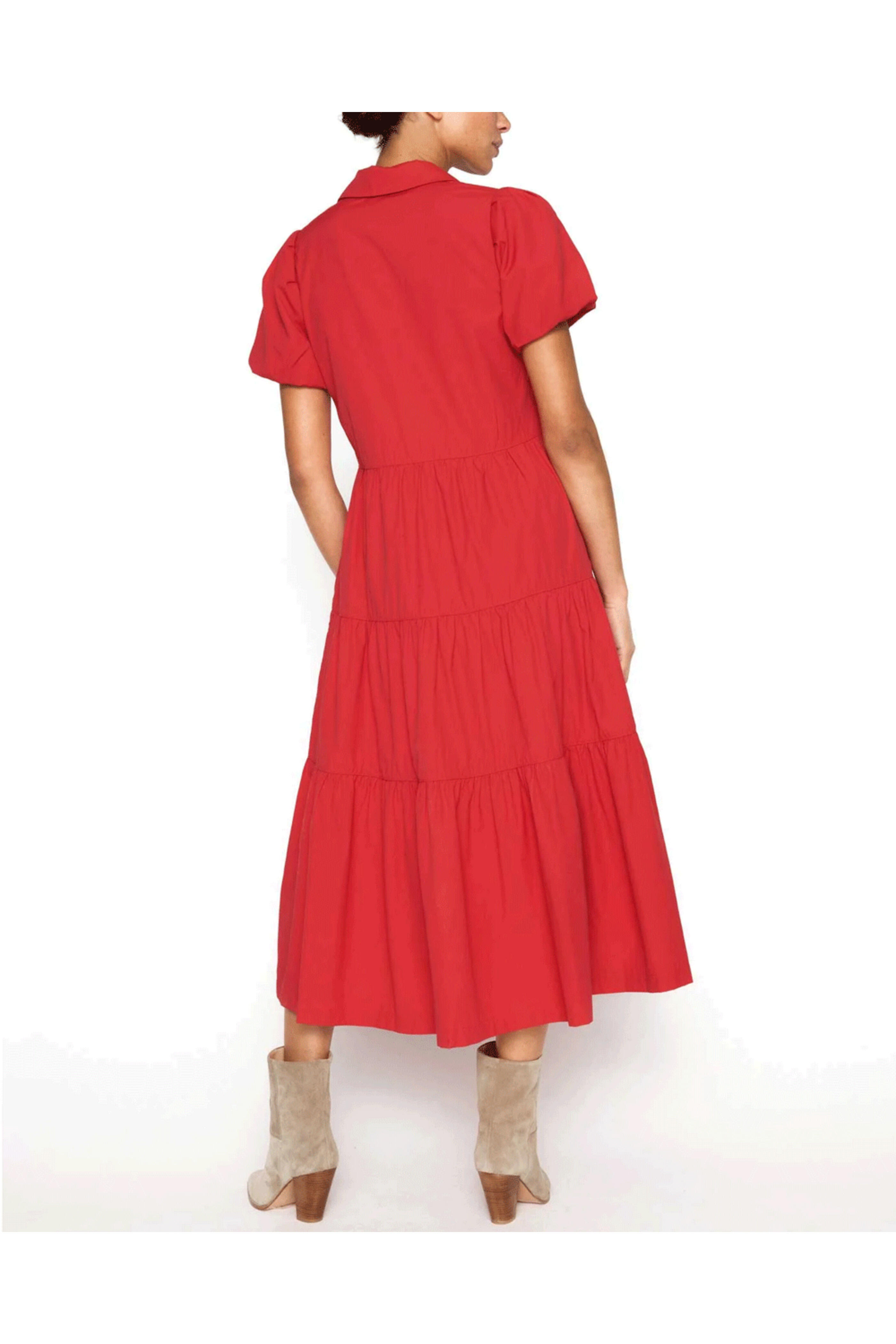 Brochu Walker - Carmine Red Havana Dress