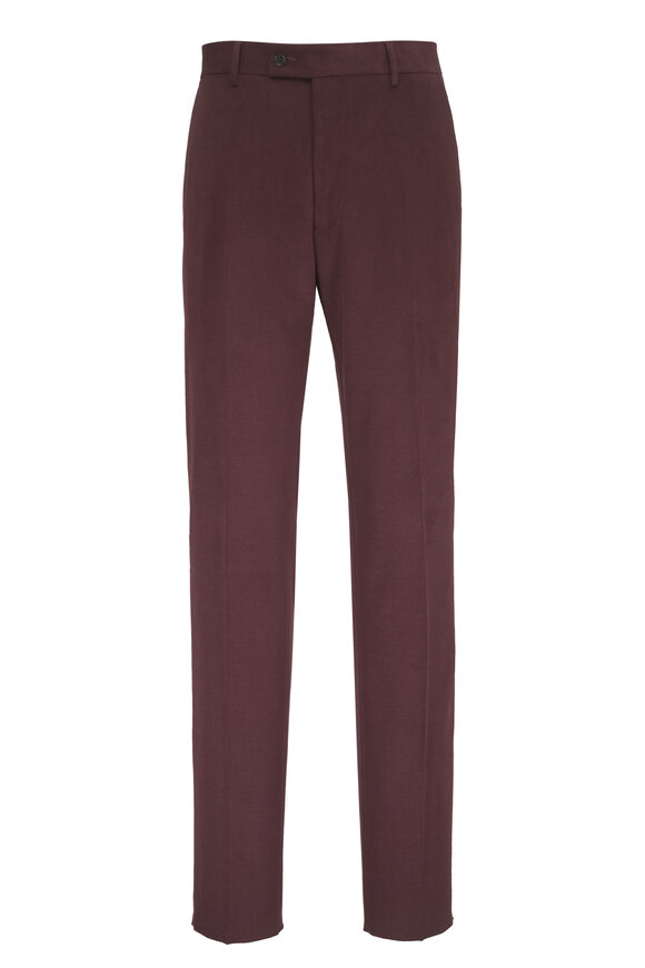 Maurizio Baldassari Rigolo Brown Cotton Stretch Chino - view 1