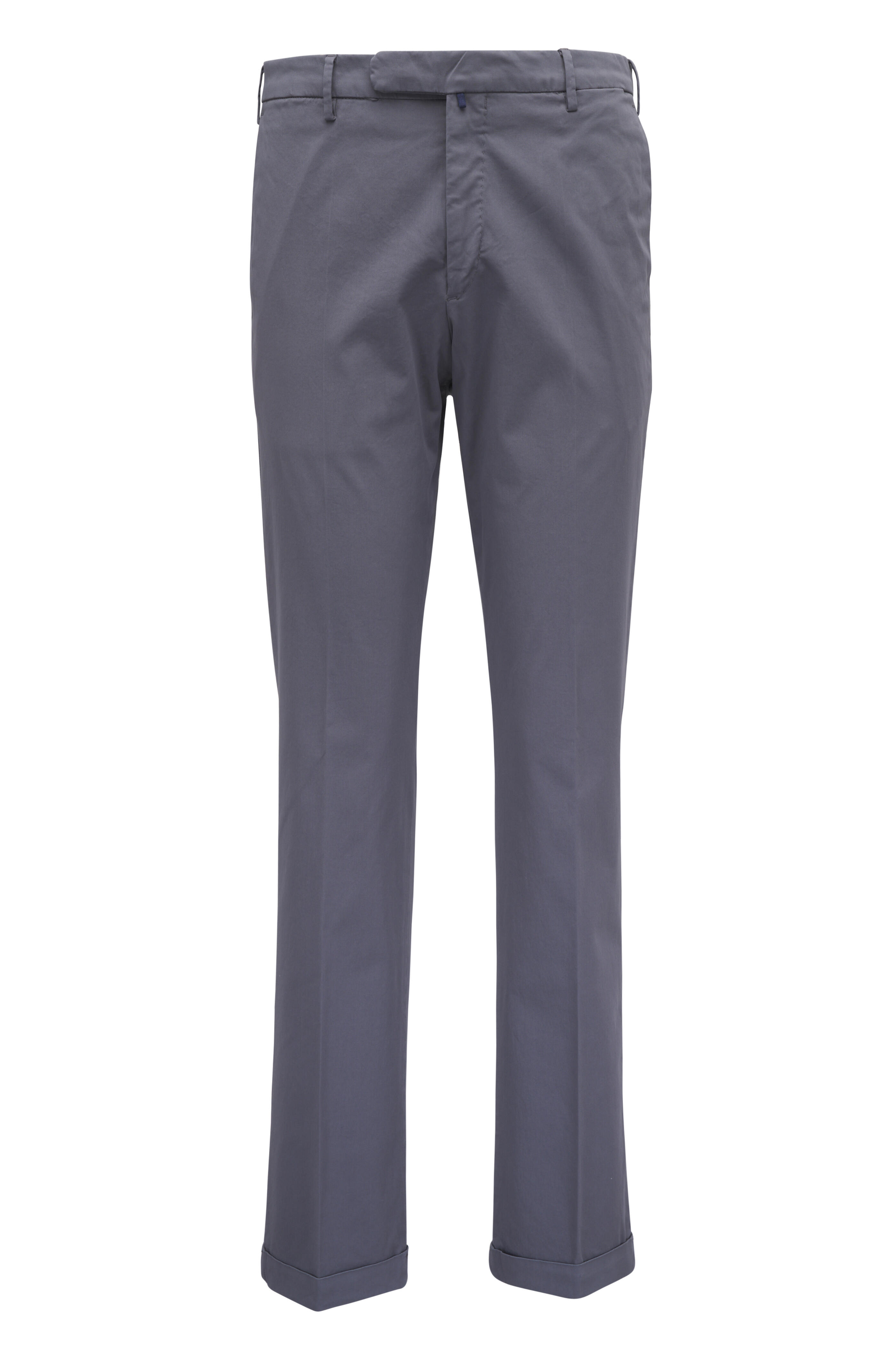 Fedeli - Gray Flat Front Pant
