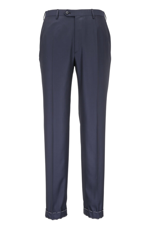 Brioni - Solid Navy Blue Wool Suit  