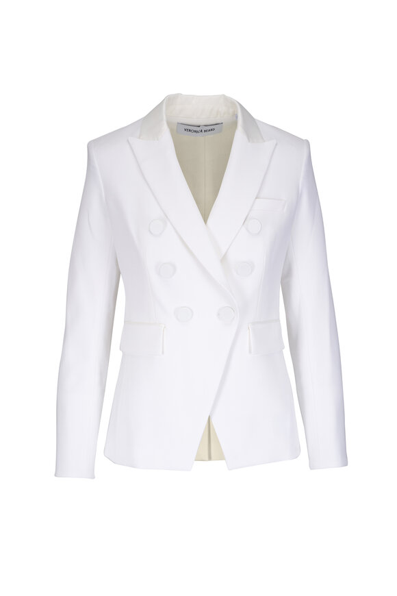 Veronica Beard Miller Off White Dickey Jacket