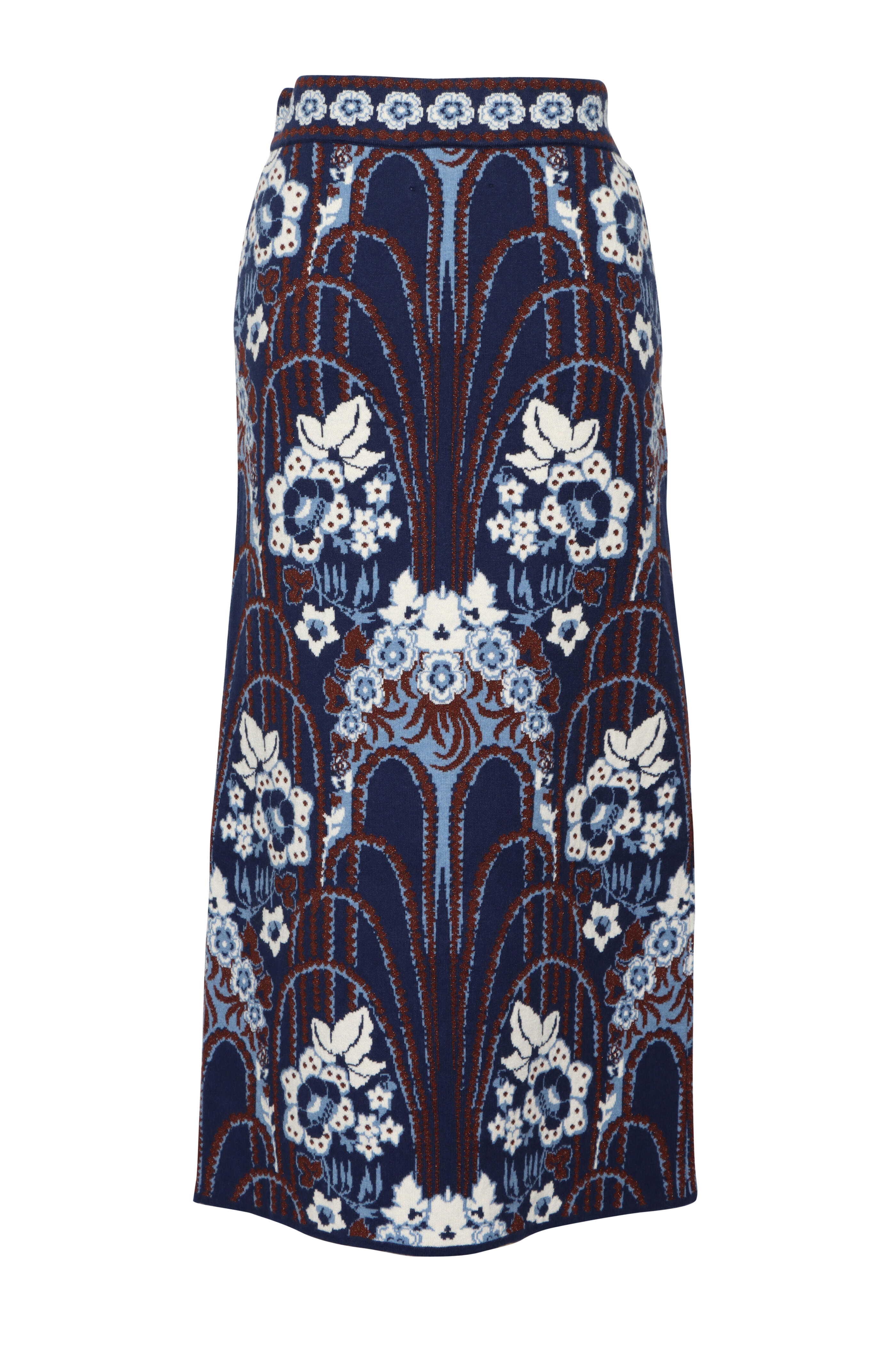 Cara Cara - Clara Navy Fontaine Skirt