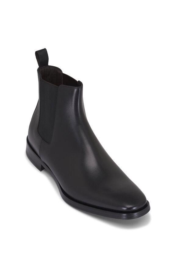 To Boot New York Christophe Black Leather Chelsea Boot