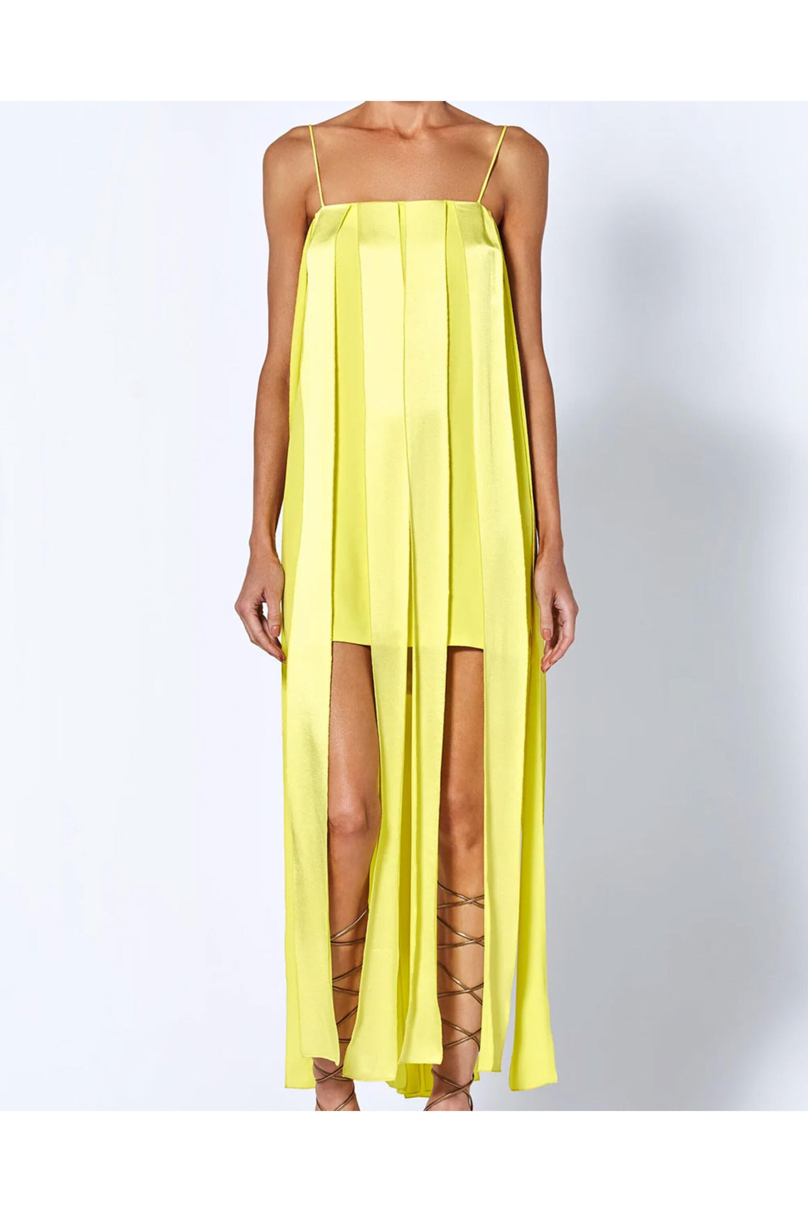 Alexis - Limoncello Colle Dress
