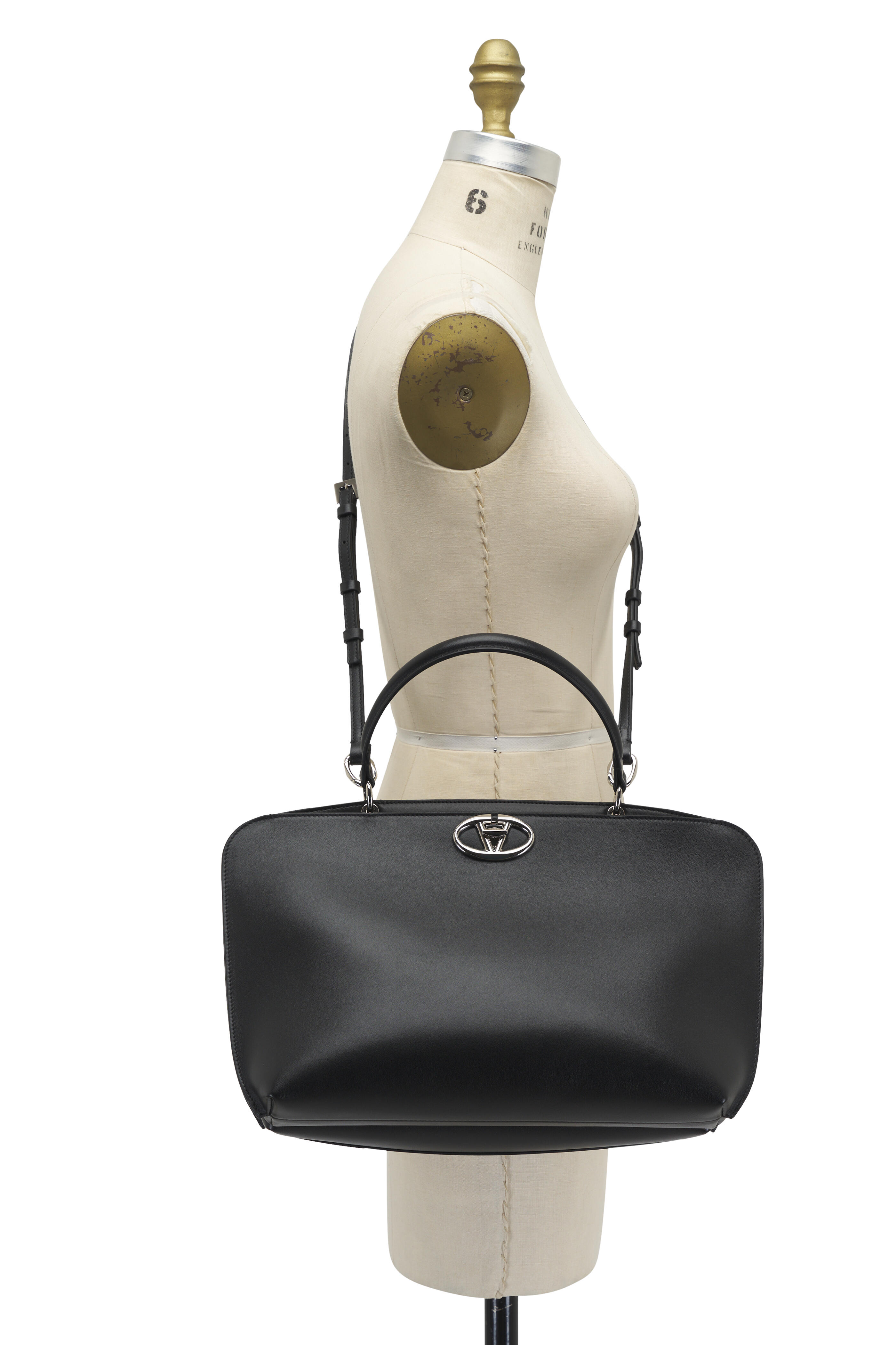 Valentino Garavani - 2Gether Black Leather Top Handle Bag