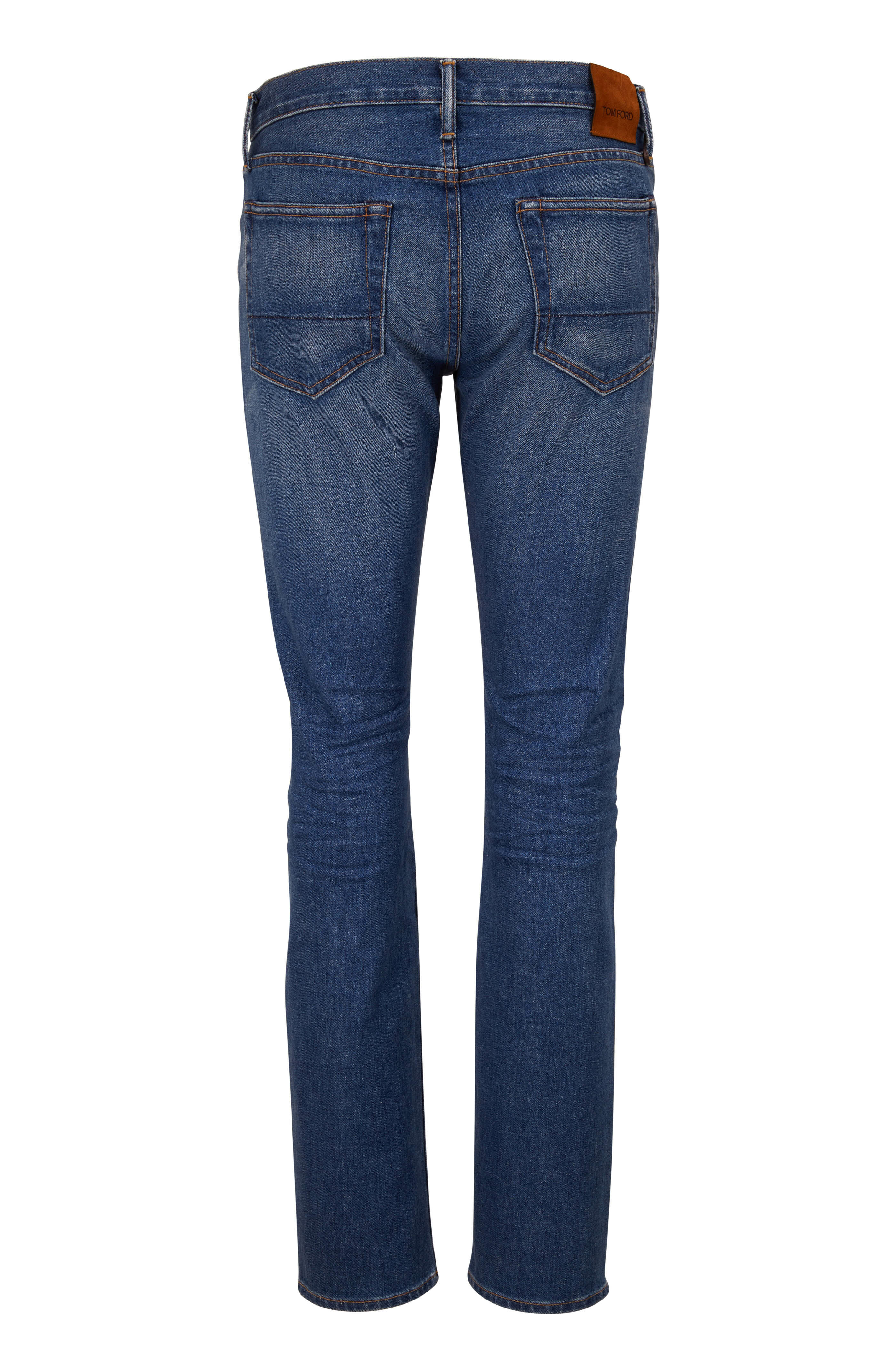 Tom Ford - Cornflower Blue Comfort Denim Jean