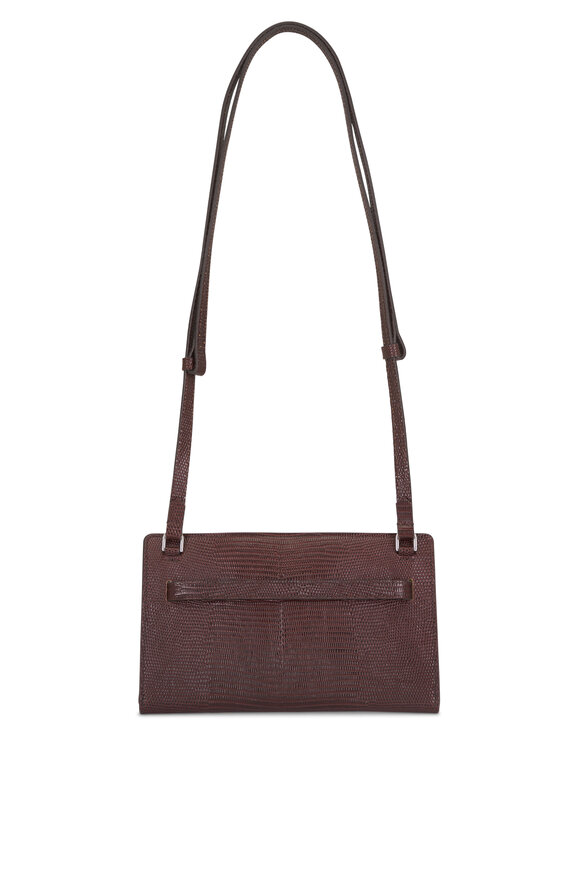 Totême Brown Embossed Leather Belted Crossbody - view 2