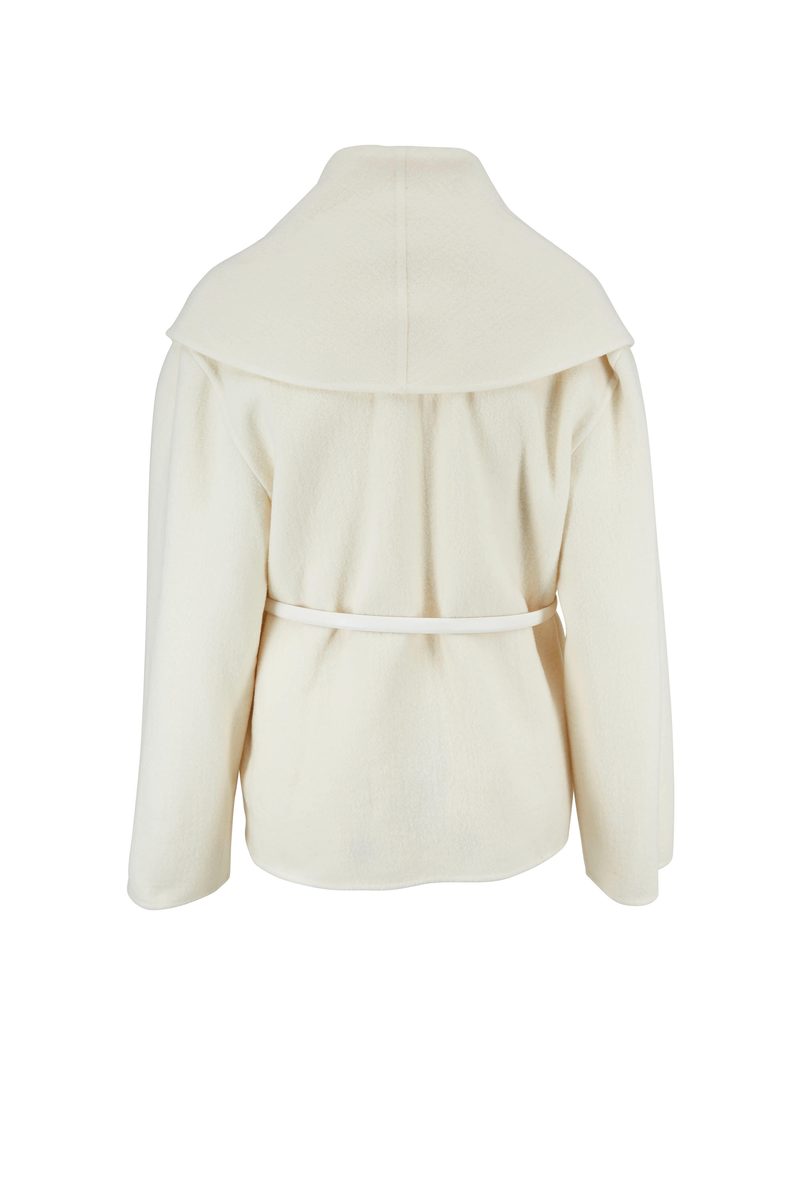 Gabriela Hearst - Harris Ivory Double-Faced Cashmere Wrap Jacket