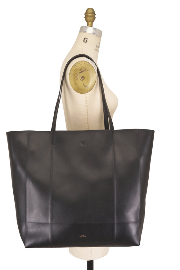 Totême Roam Black Leather Tote - view 6