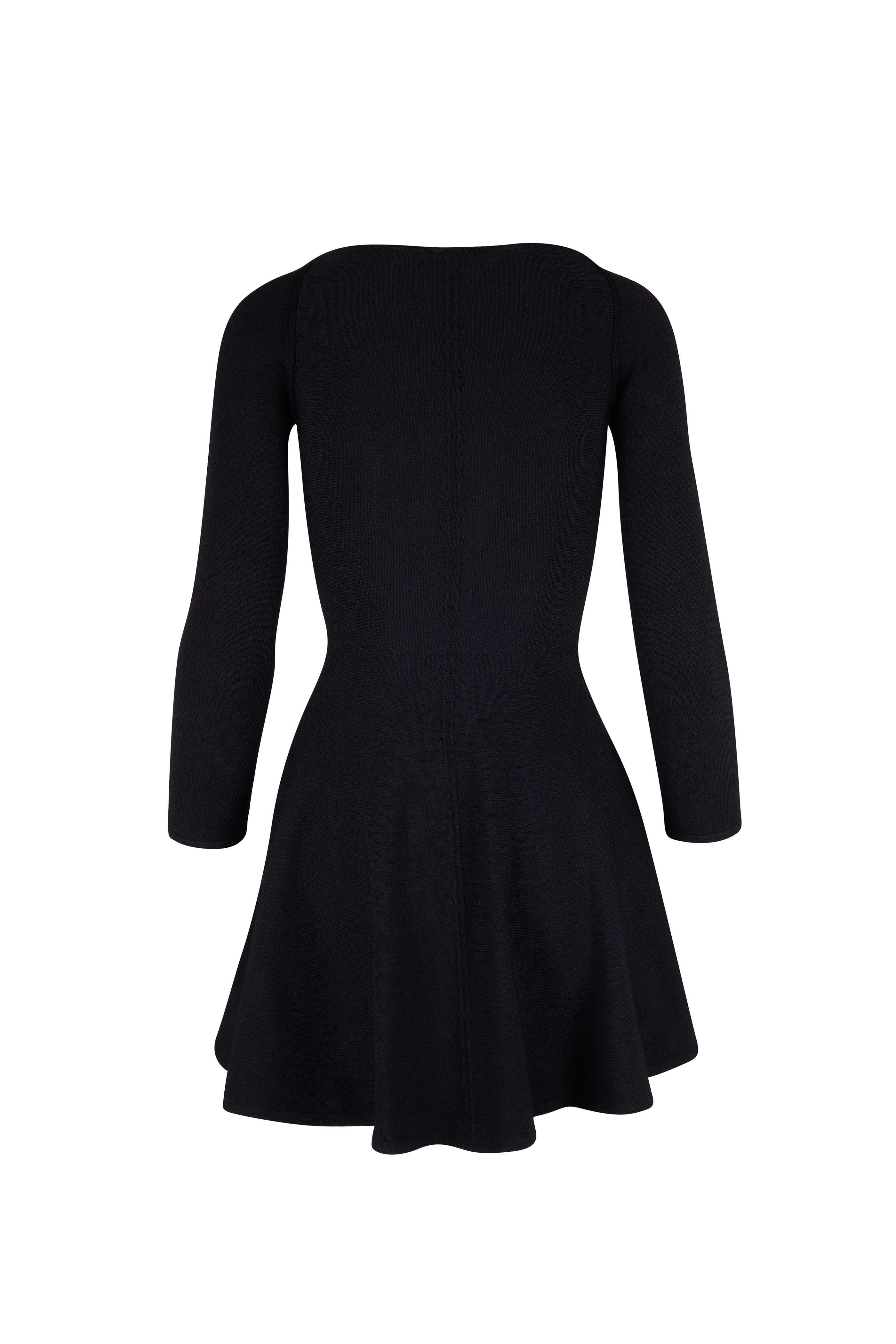 bateau black dress Slim Bateau Mini Dress – Haven
