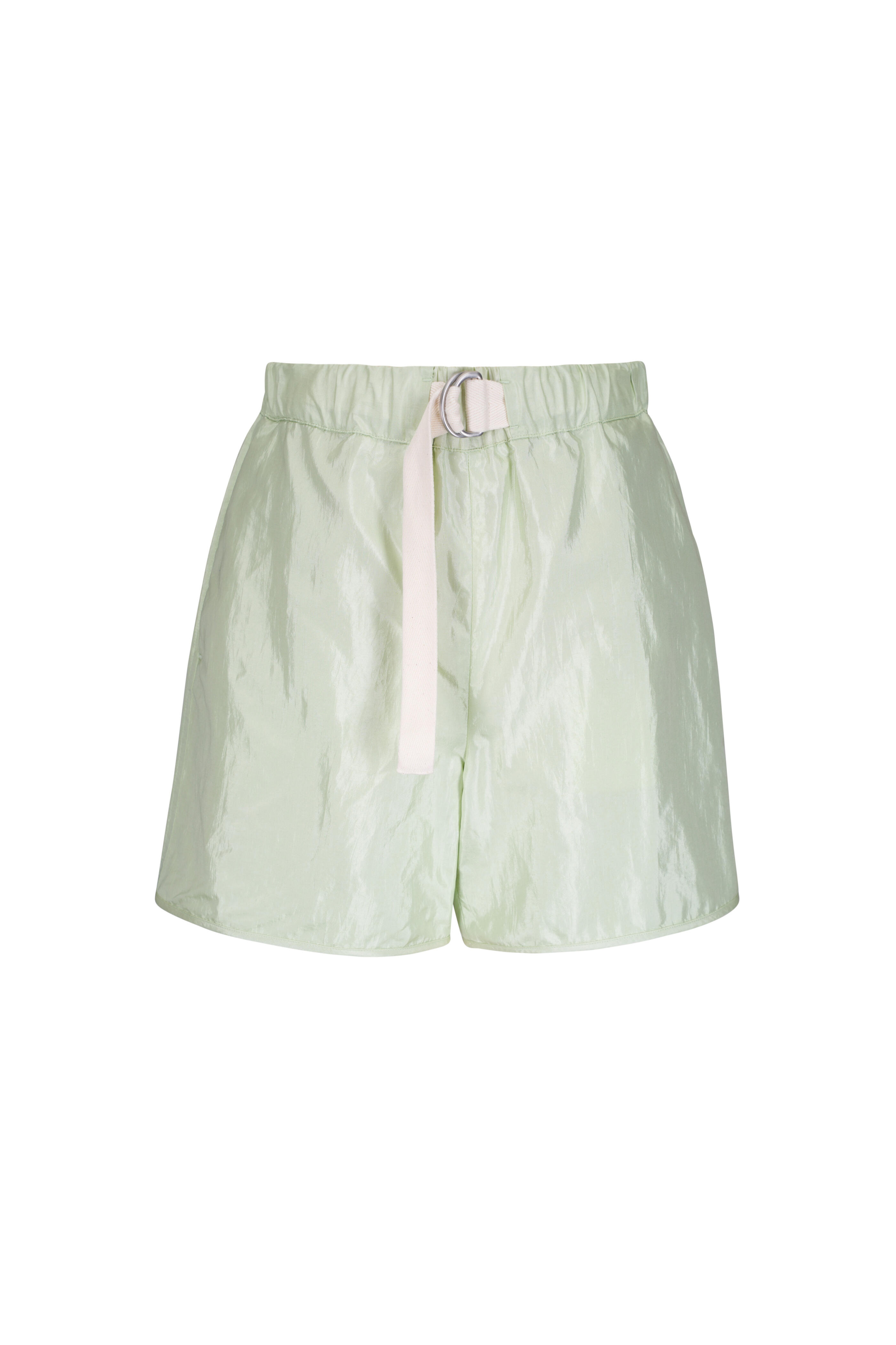 Jil Sander - Light Green Double Layer Shorts - view 1