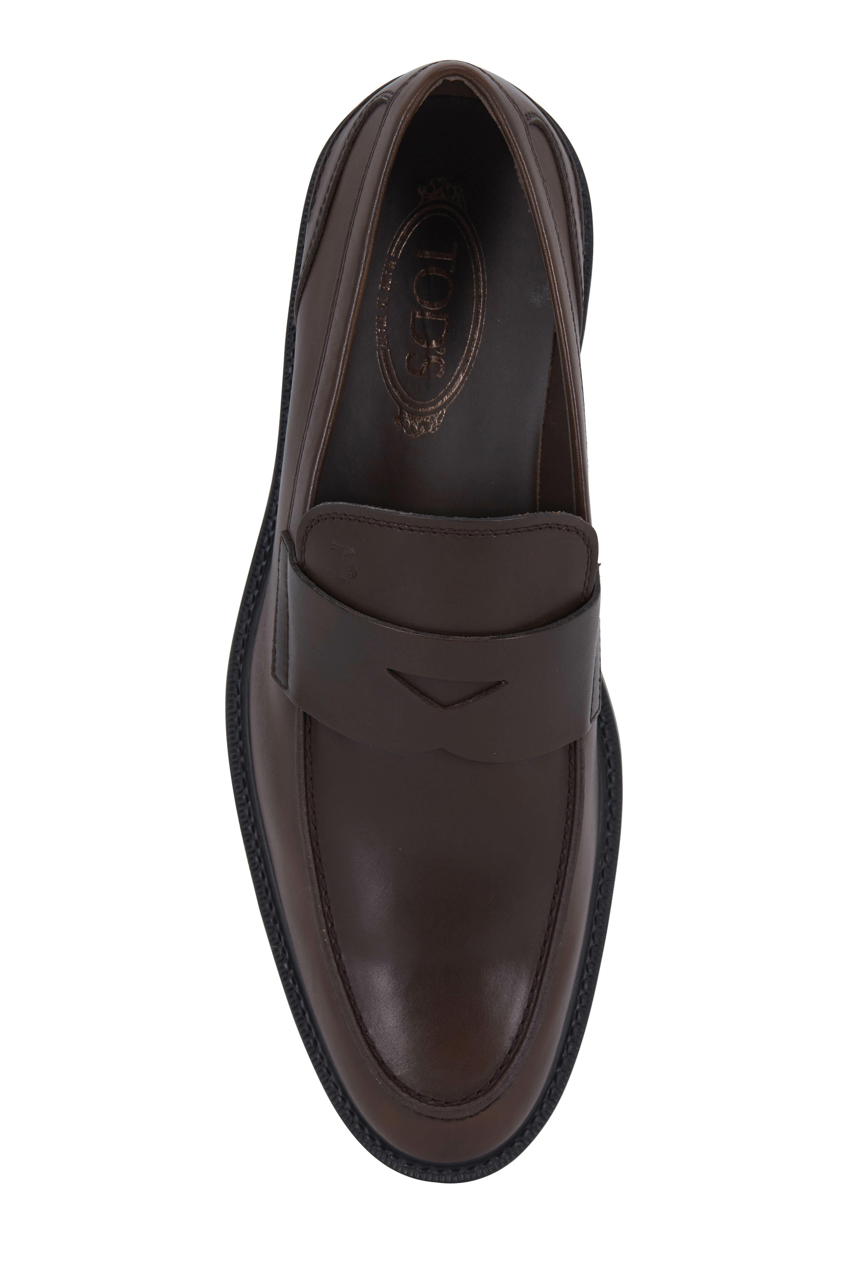 Tod's - New Boston Dark Brown Leather Mocassino Loafer