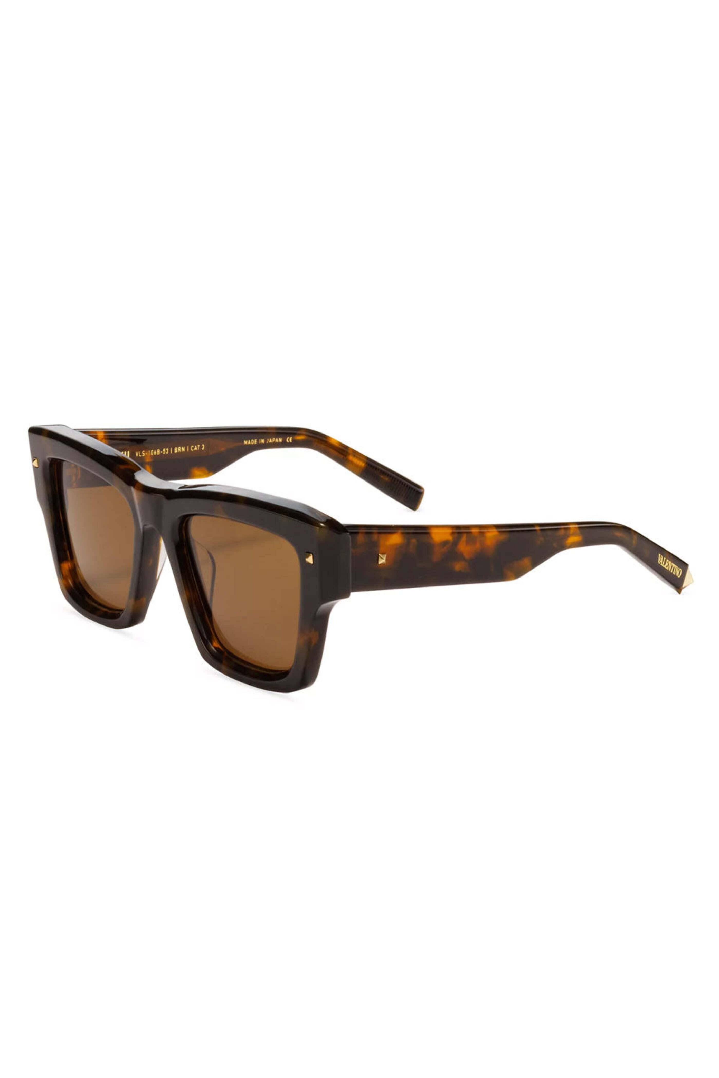 NEW VALENTINO SUNGLASSES, UNISEX HAVANA SQUARE EYEWEAR VALENTINO Valentino VG0016S Sunglasses 003 Havana Light Petrol  main image 2