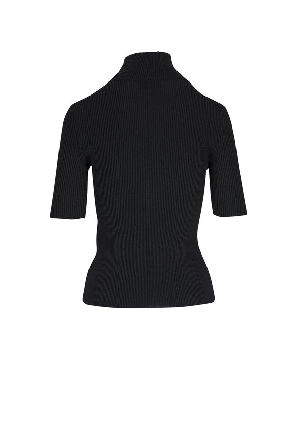 Missoni - Black Lamé Turtleneck Sweater