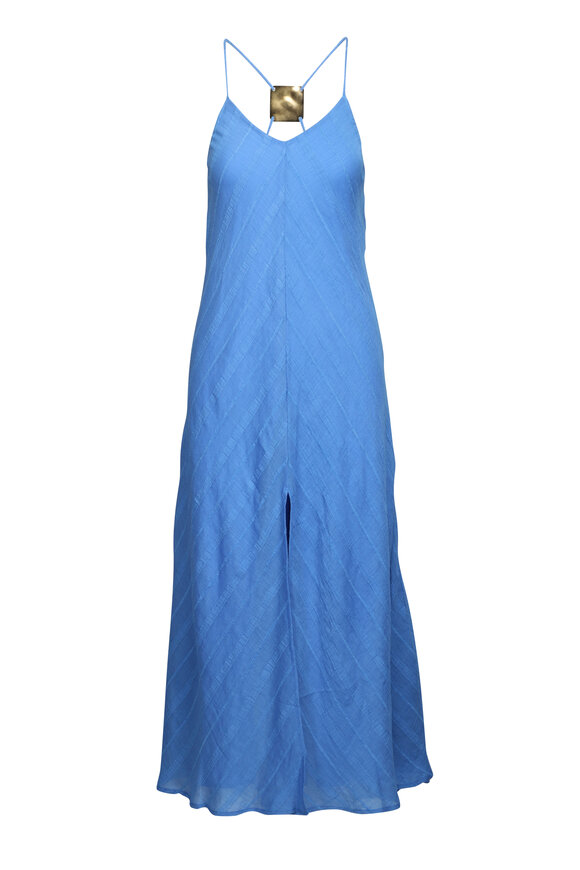 Vix Paula Hermanny Rebecca Blue Maxi Dress - view 1