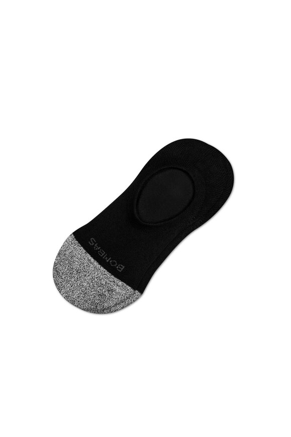 Bombas Men's Black Cushioned No Show Socks Mitchell Stores